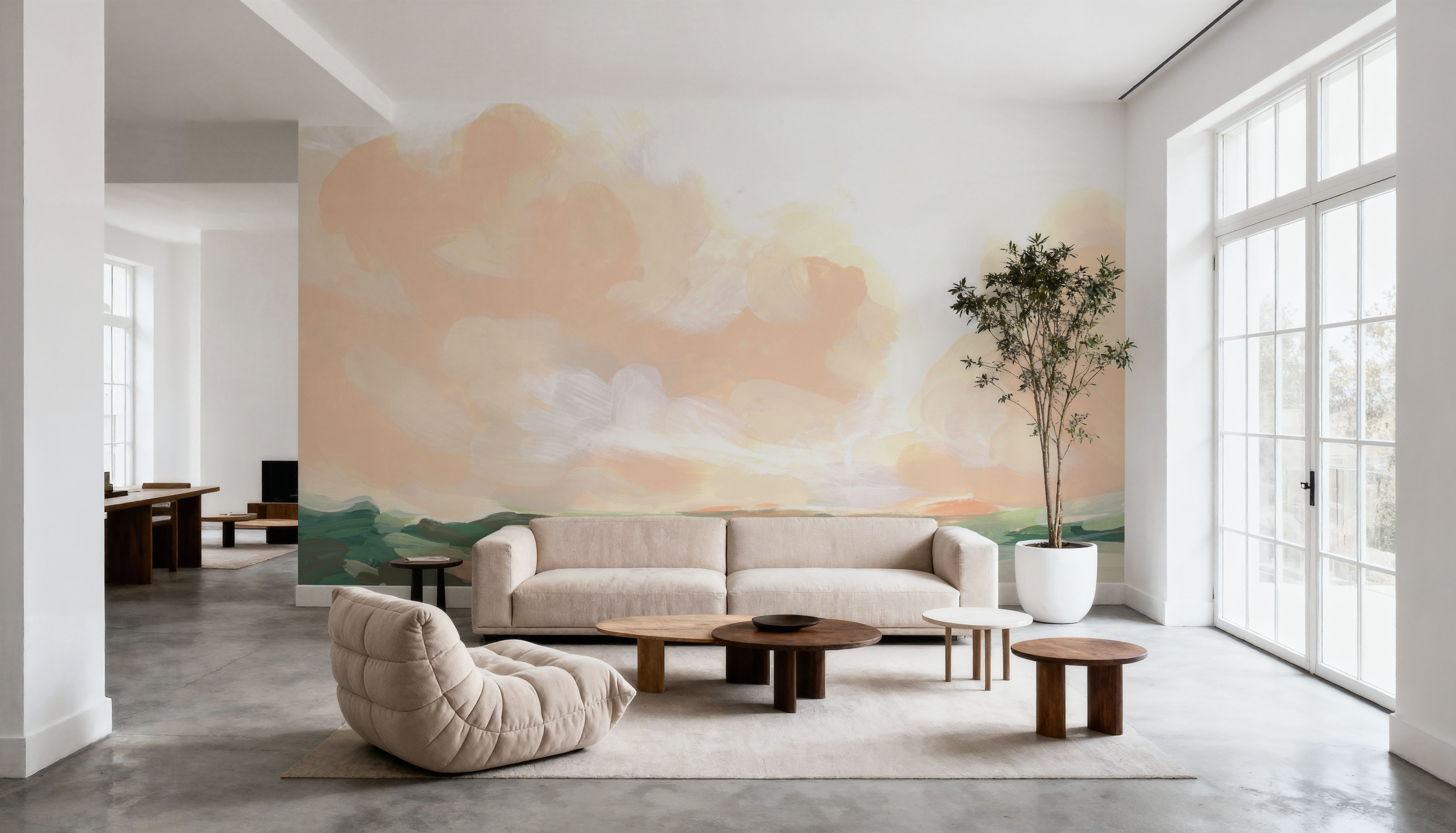 Blush Sky I