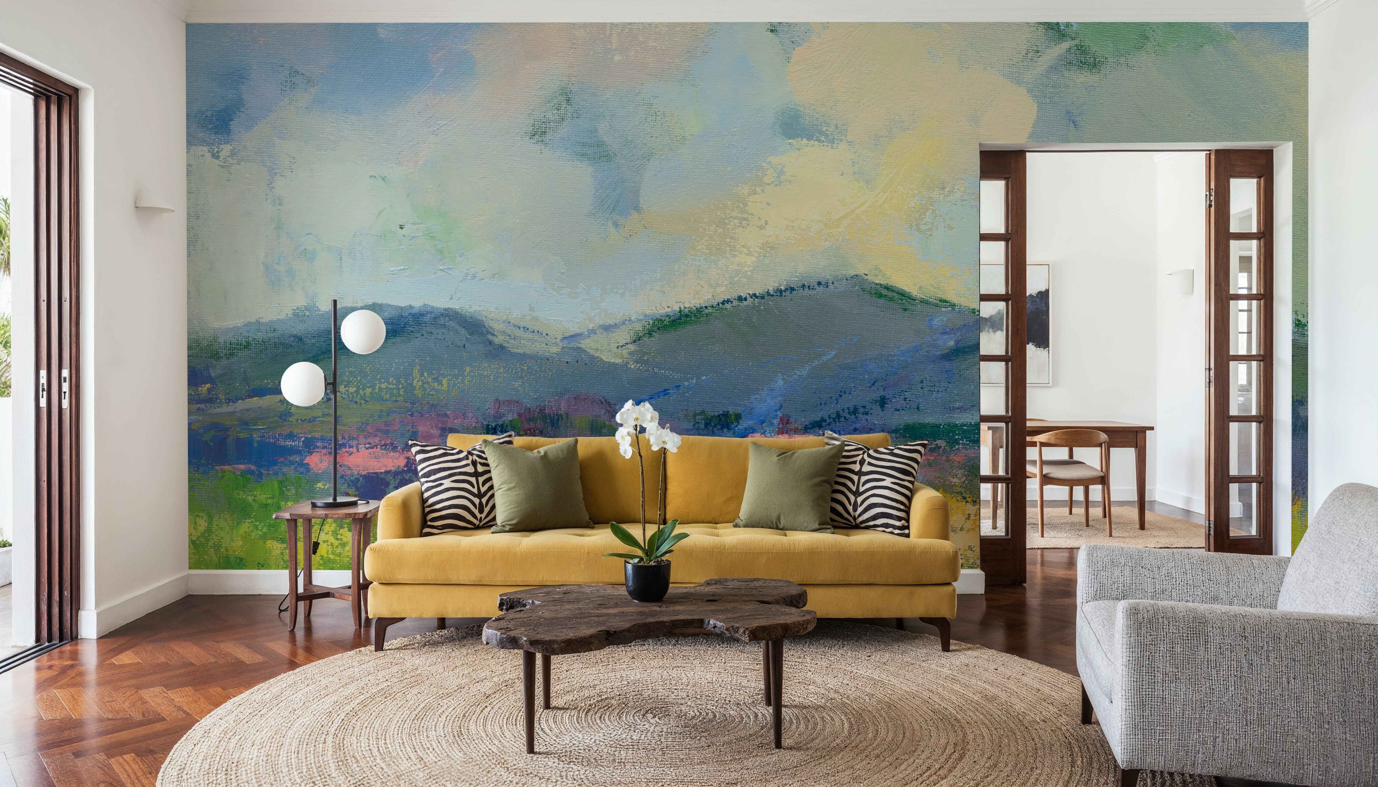 Green Meadow I, Papier peint