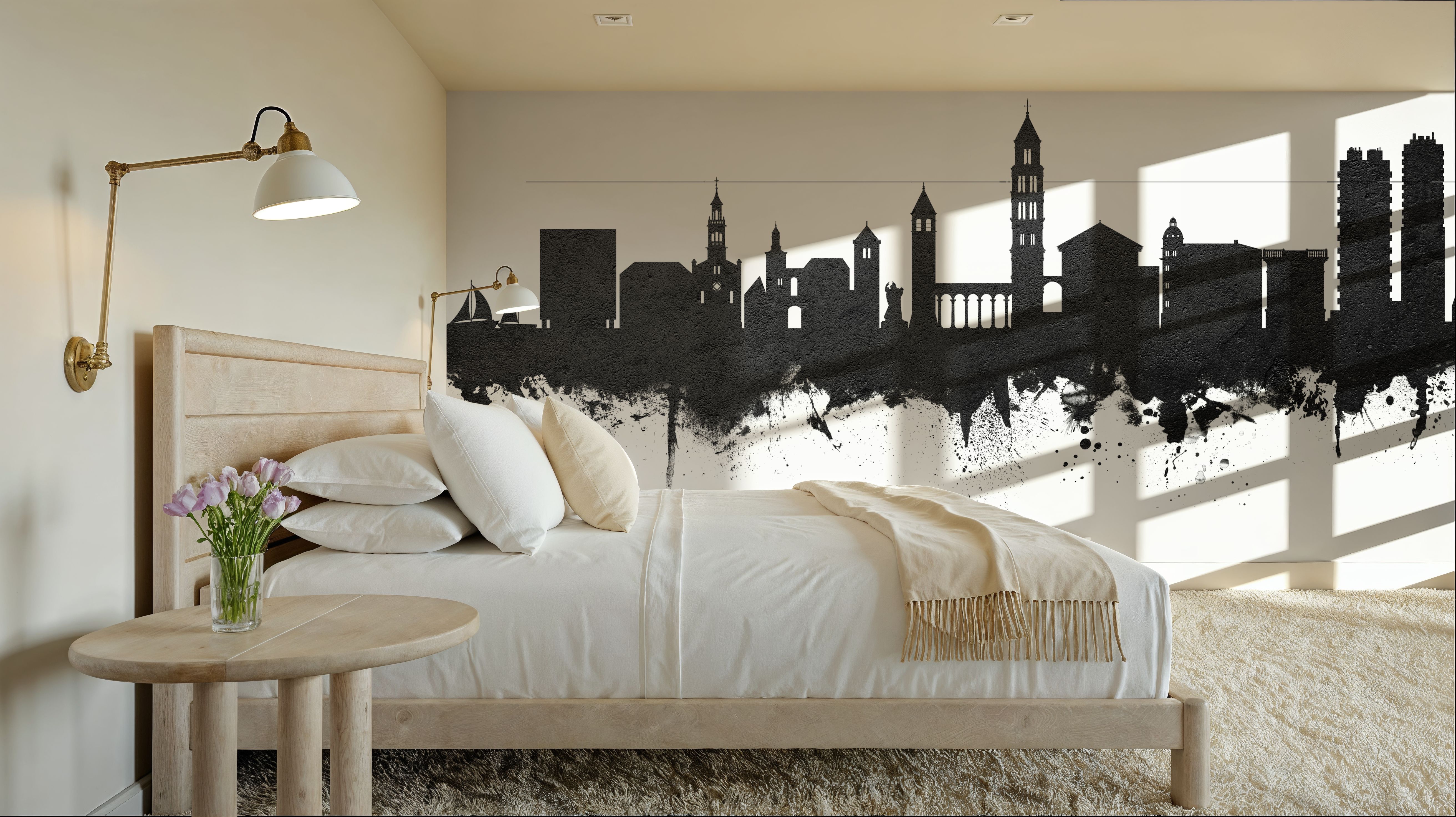 Split Croatia Skyline Black & White