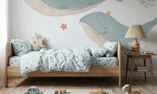 Cute Whales, Jellyfish & Stars Illustration