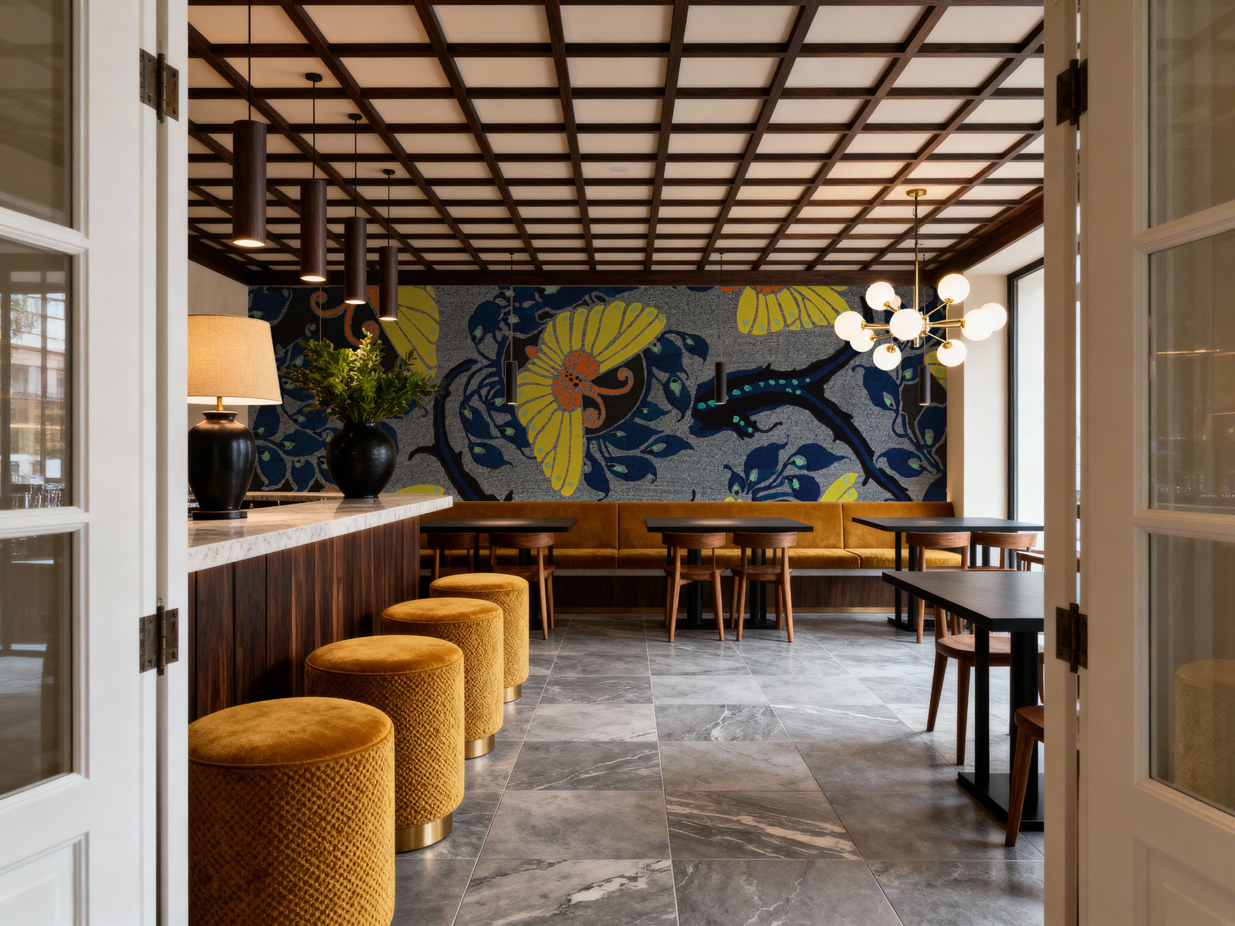 Art Nouveau Butterfly, Wallpaper