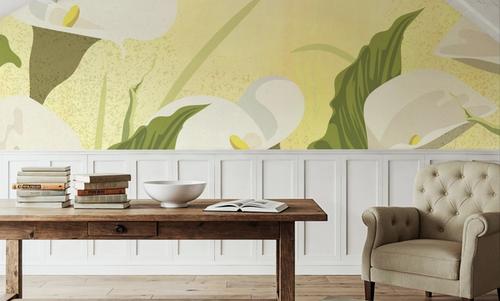 Cala Lily, Yellow Wash