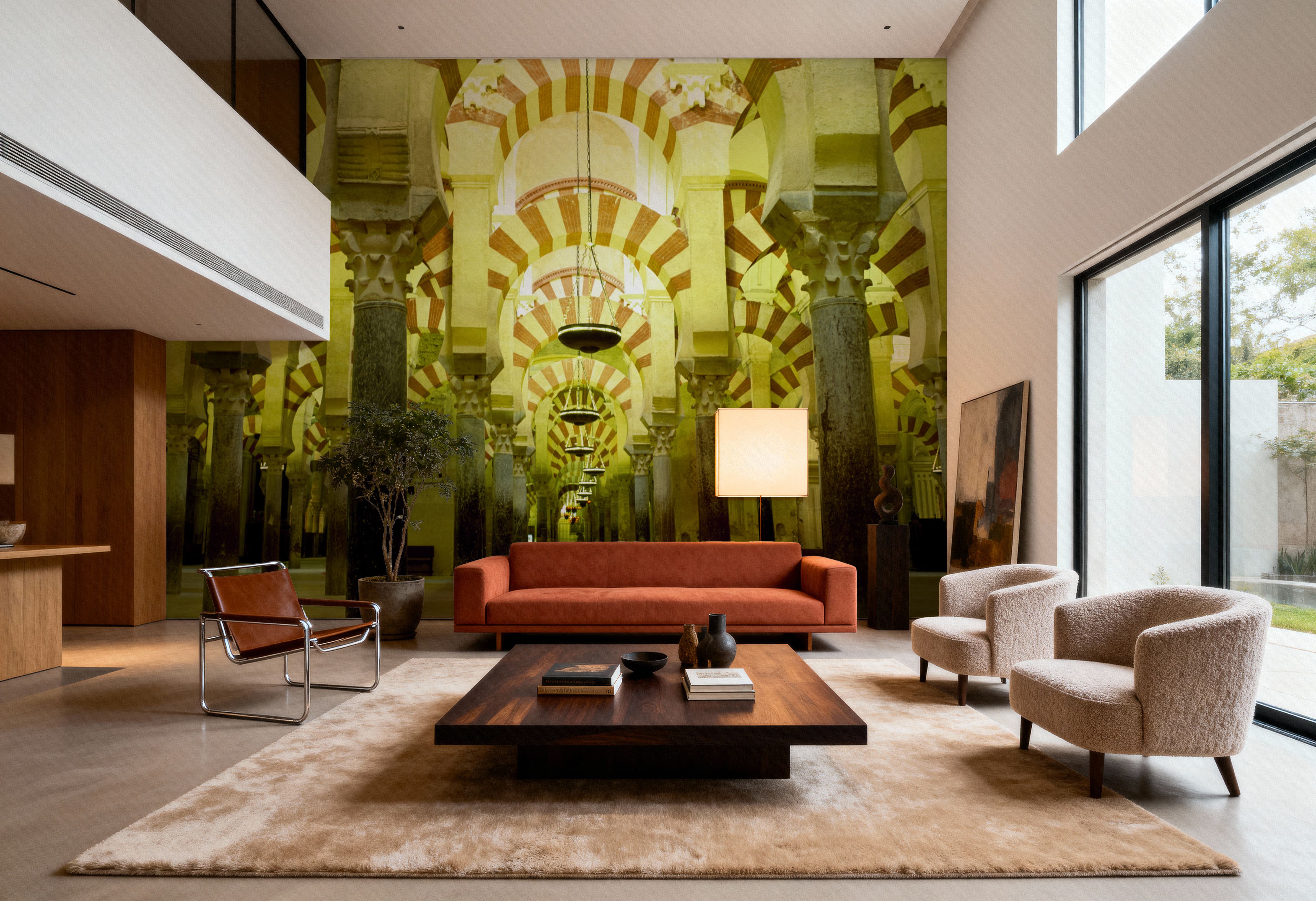 Moorish Colonnade, Wallpaper