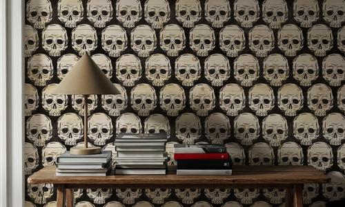 Skulls Everywhere White