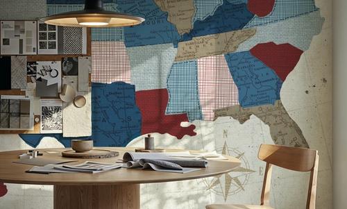 USA Modern Vintage Blue