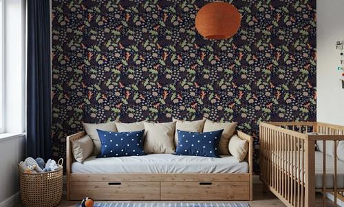 Autumn Hedgehogs, Navy