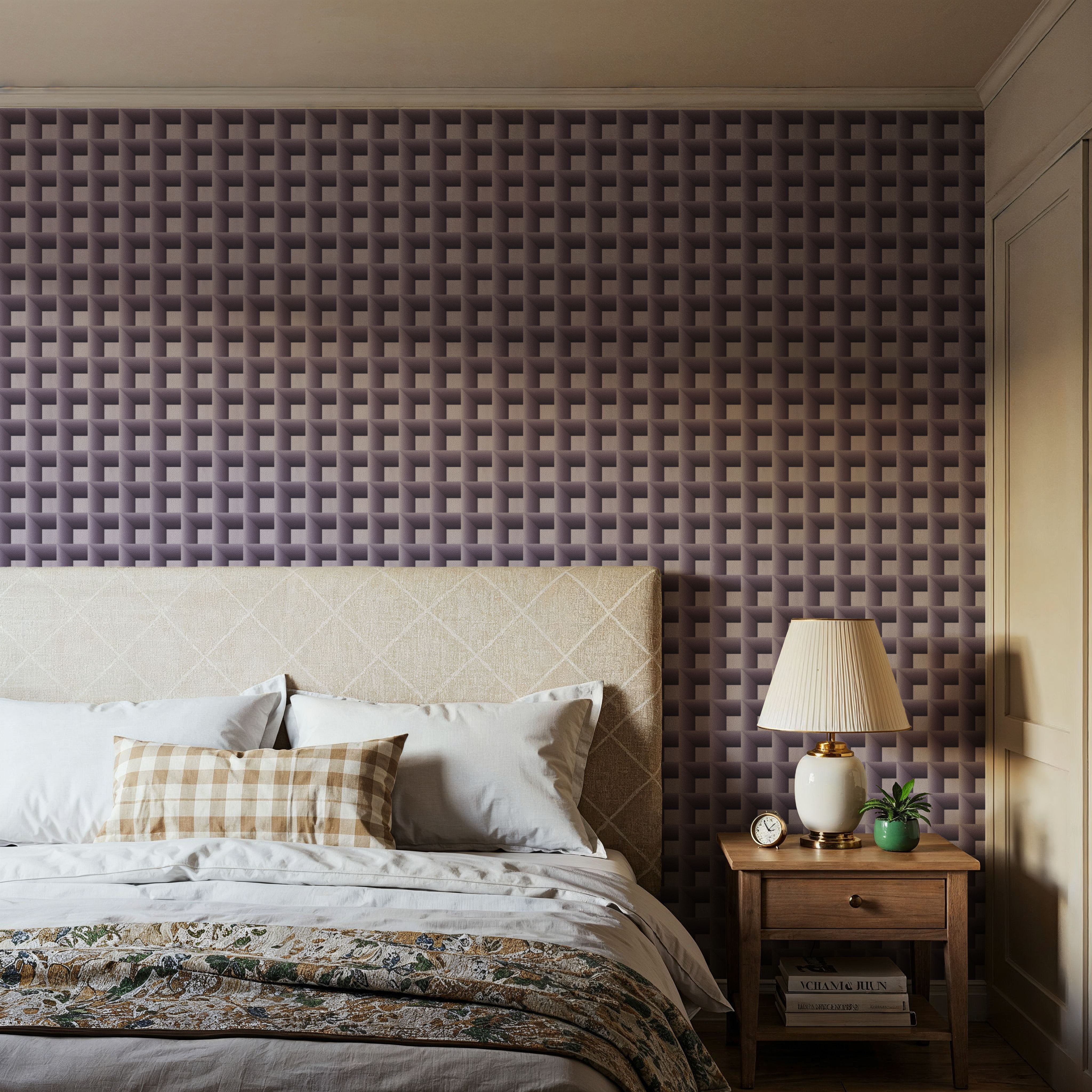 Decorative Cubes, Purple