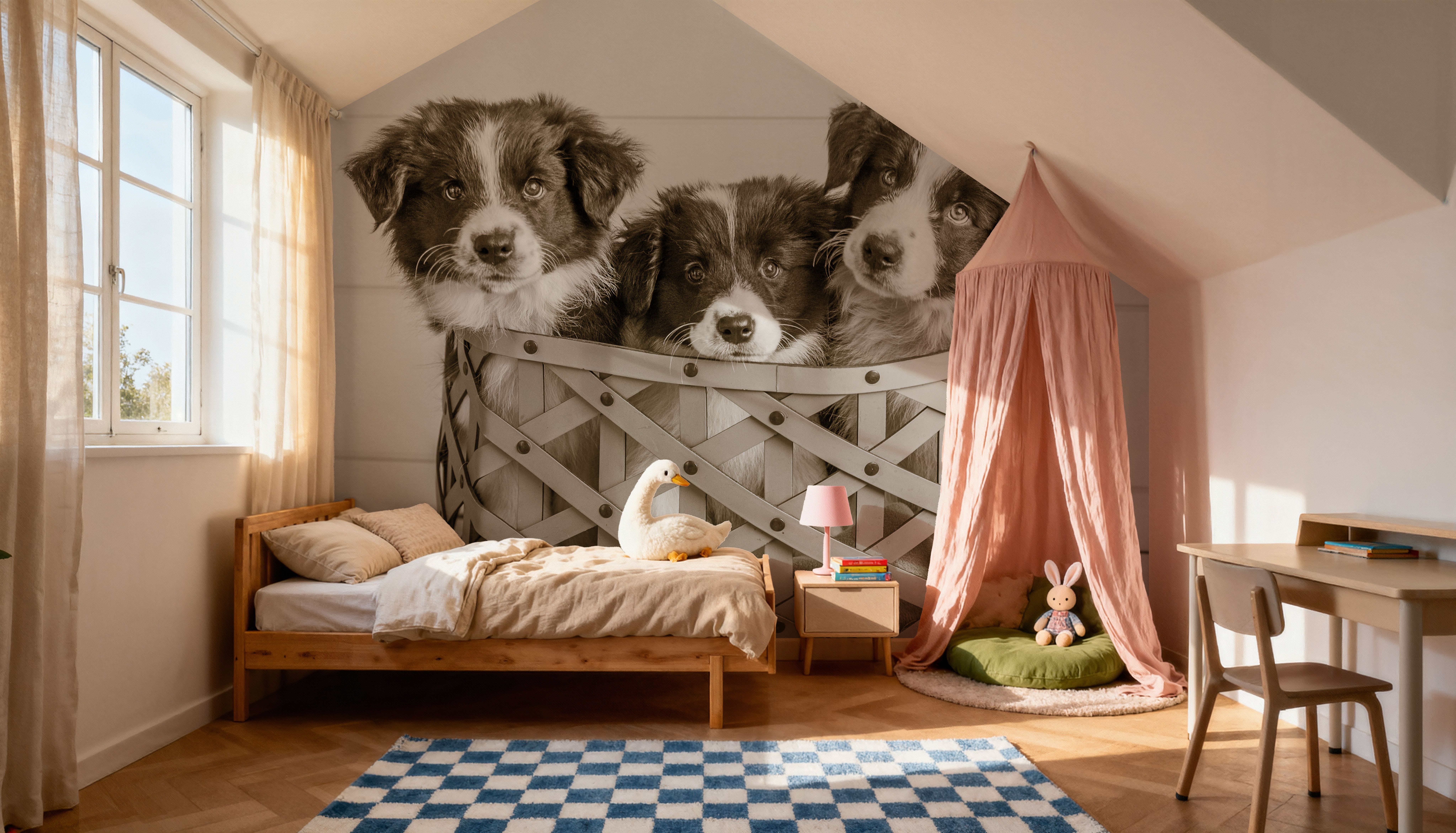 What a Cute Bundle, Wallpaper