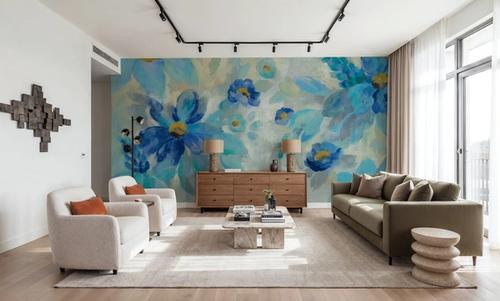 Blue Flowers Whisper I