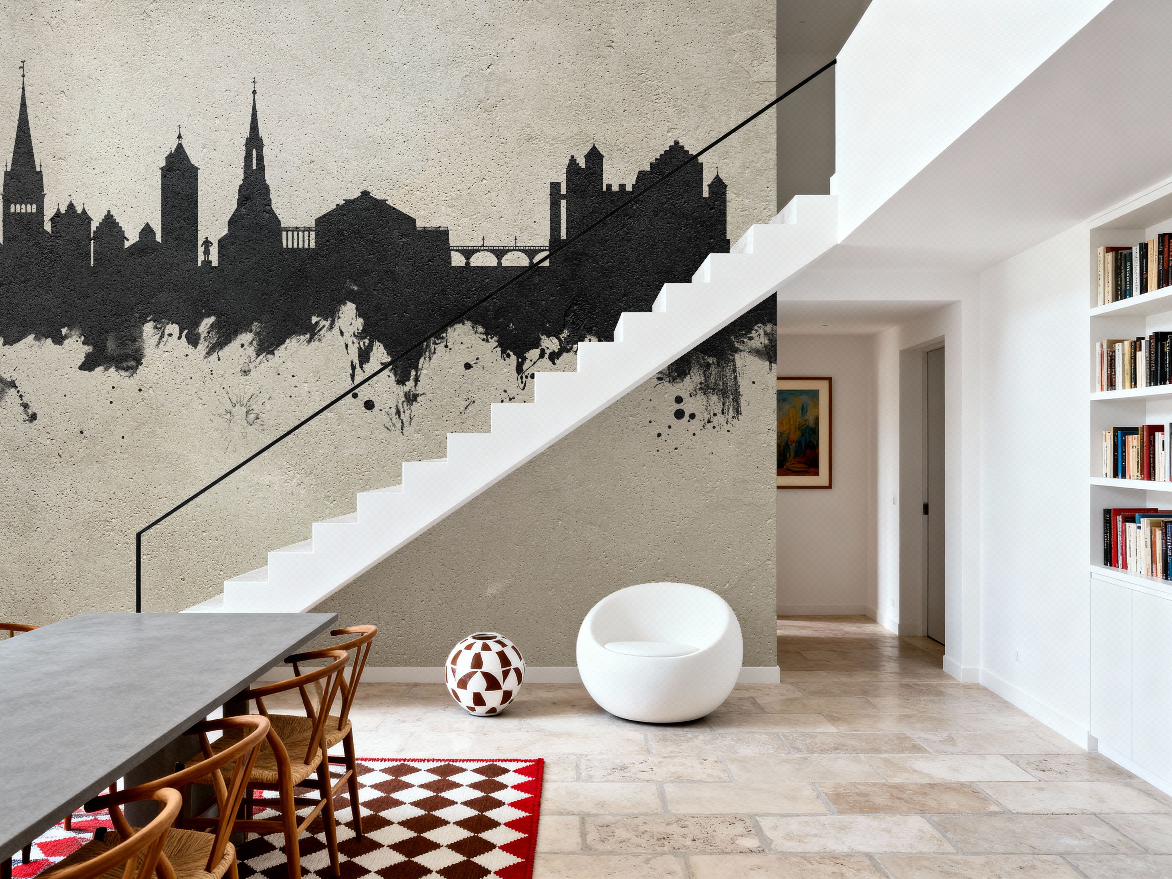 Schaffhausen Switzerland Skyline Concrete