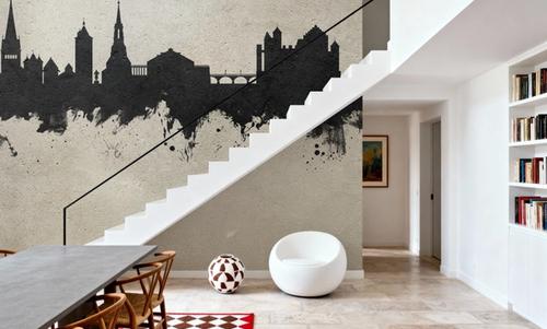 Schaffhausen Switzerland Skyline Concrete