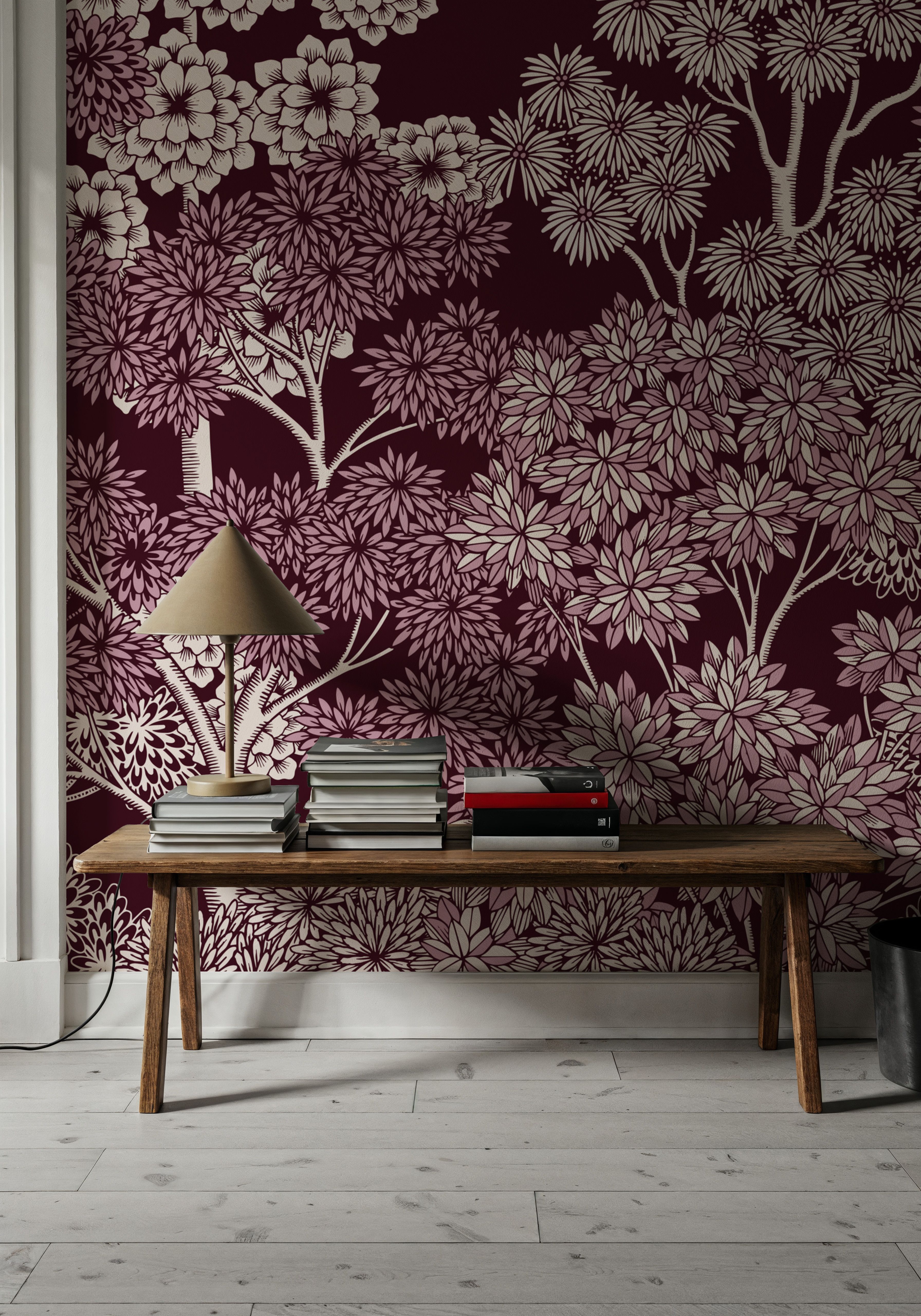 Overleaf Woodland, Burgundy