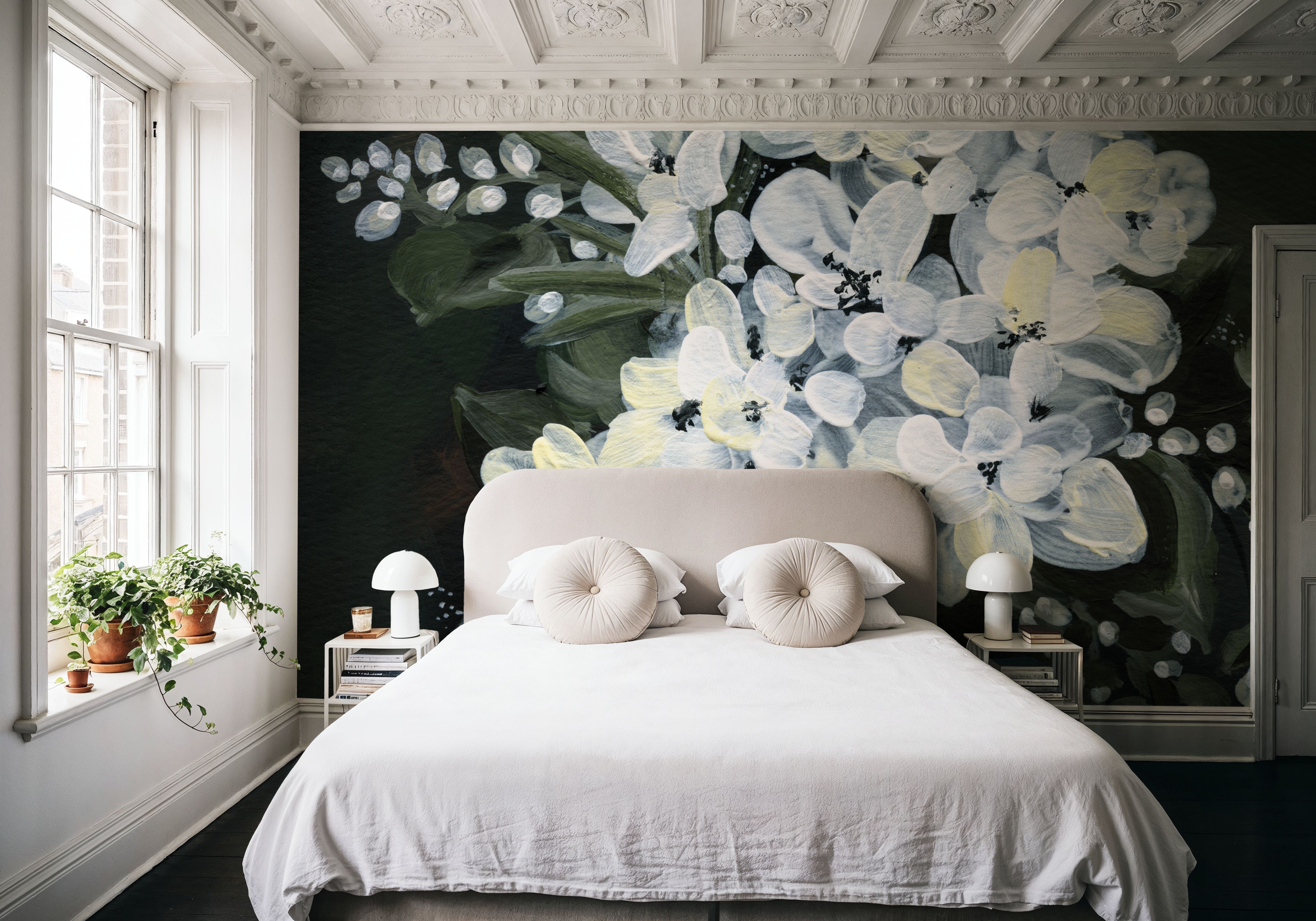 White Flowers in Vase