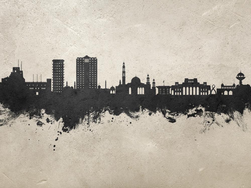 Muscat Oman Skyline Concrete