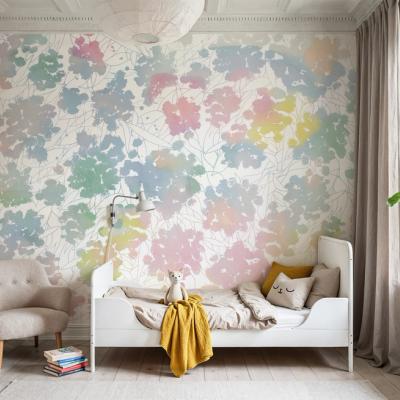 Pastel Poufs on White