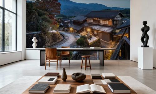 Magome town at Night
