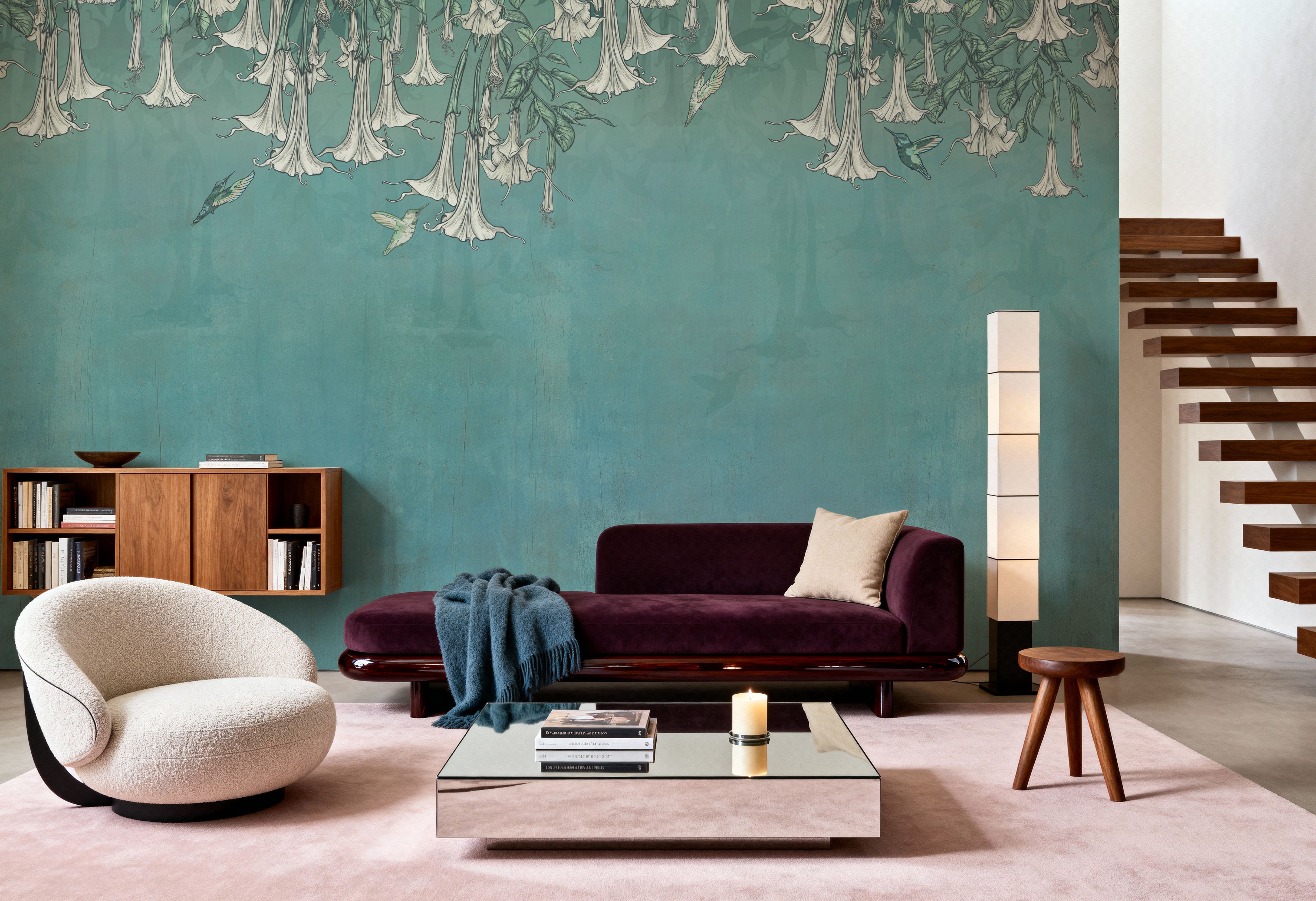 Hummingbirds and Trumpets Green