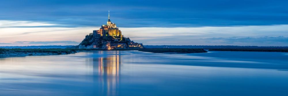 Mont-Saint-Michel at Dusk
