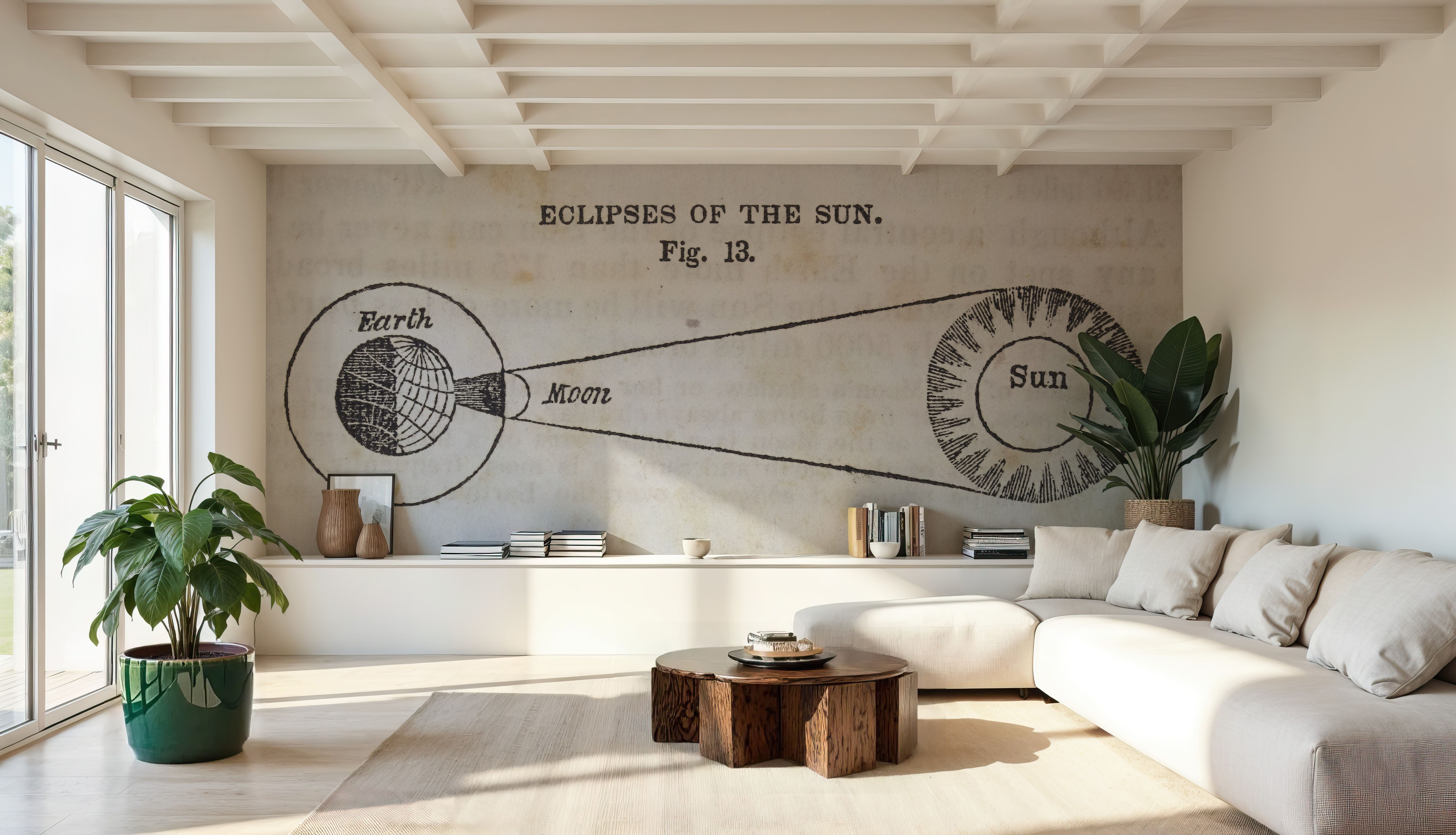 Geography of the Heavens III, Wallpaper