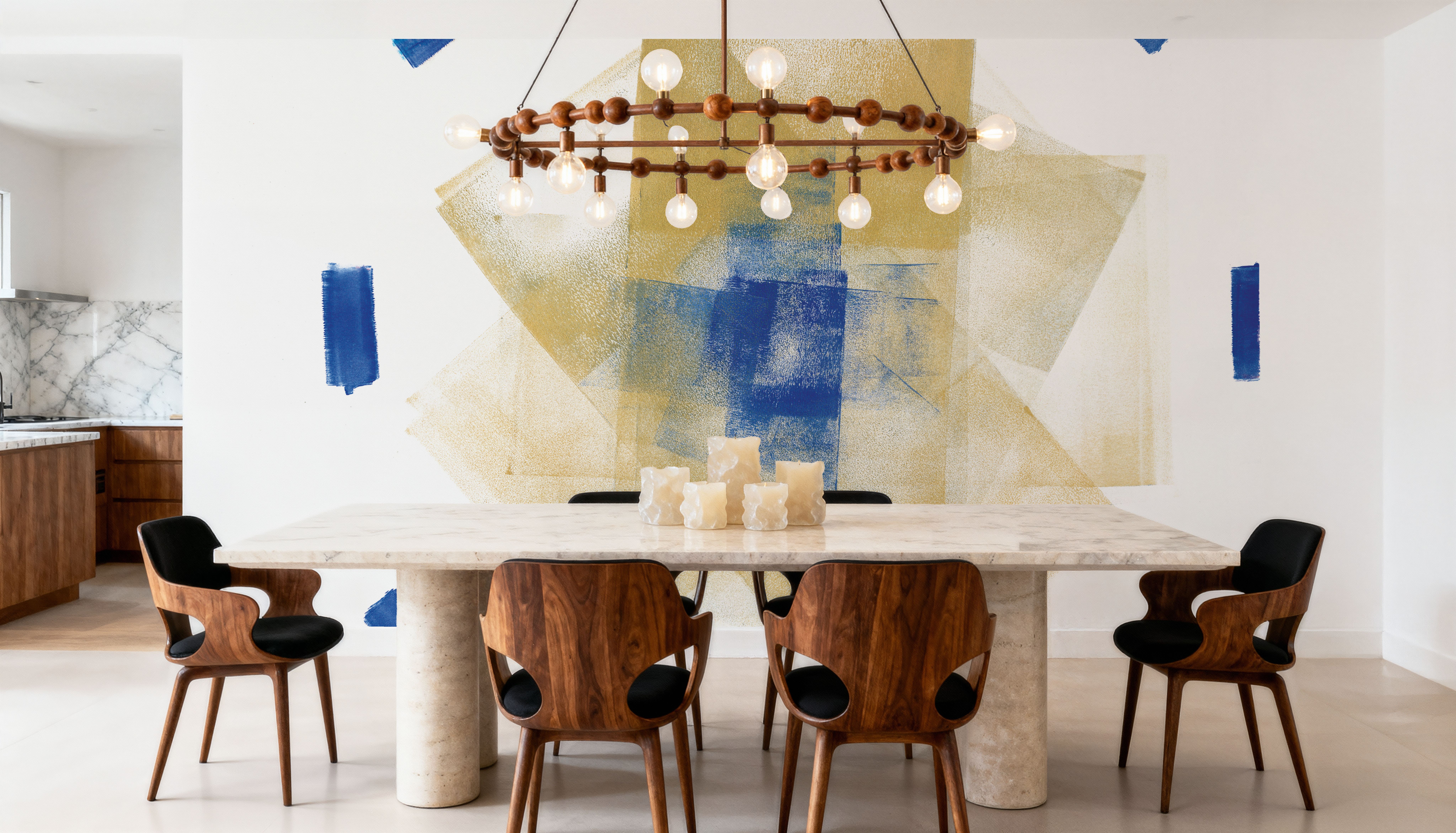 Blue and Bright Abstract