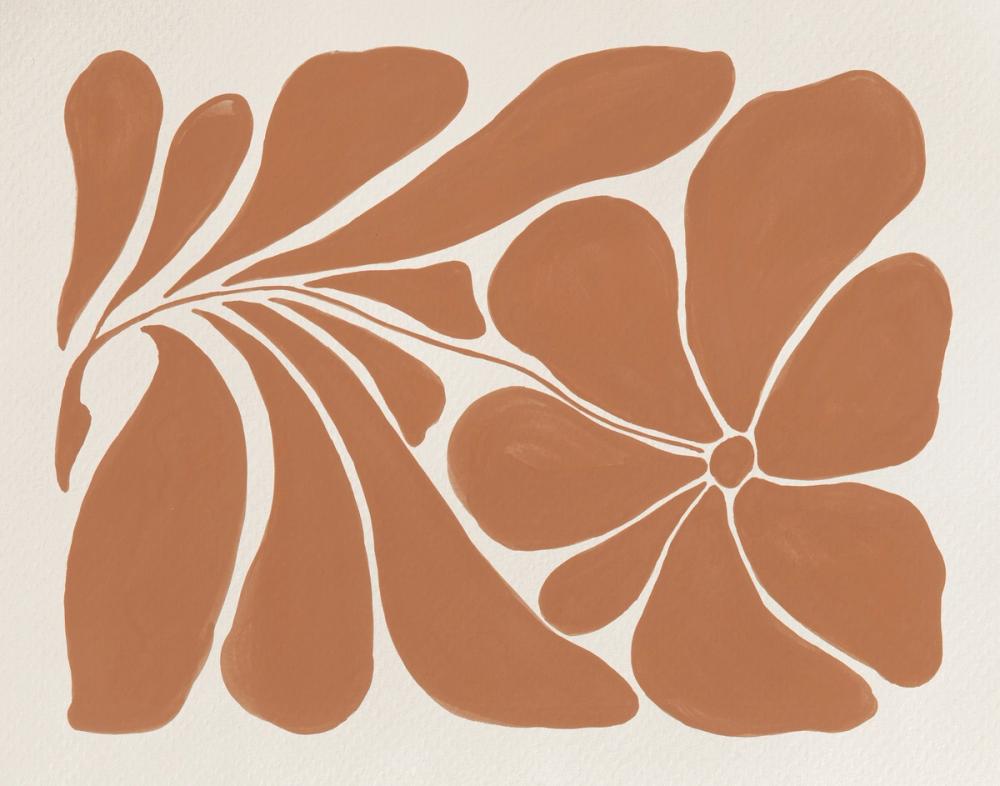 Blooming Joy I Terracotta