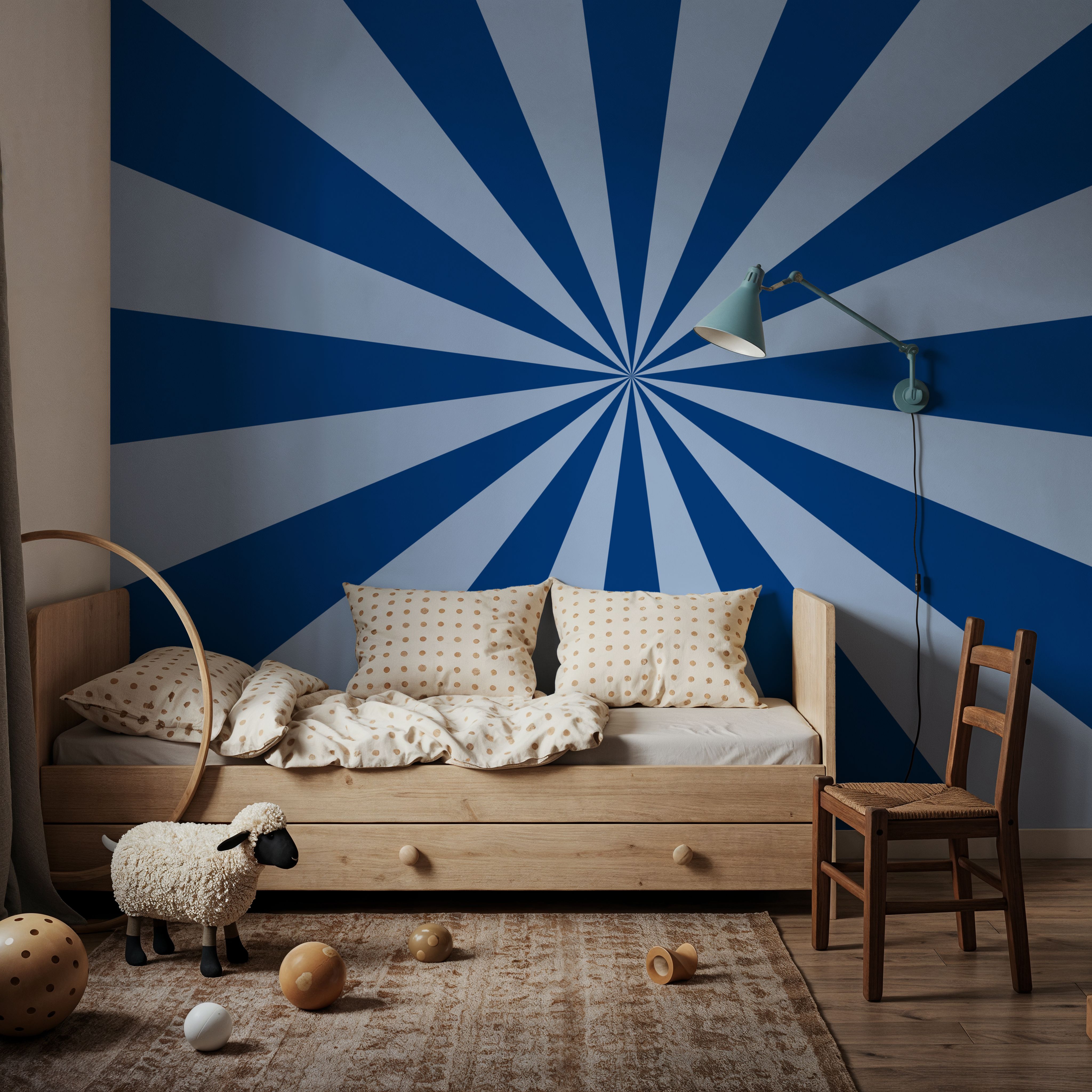 Circus Ceiling, Blue on Blue