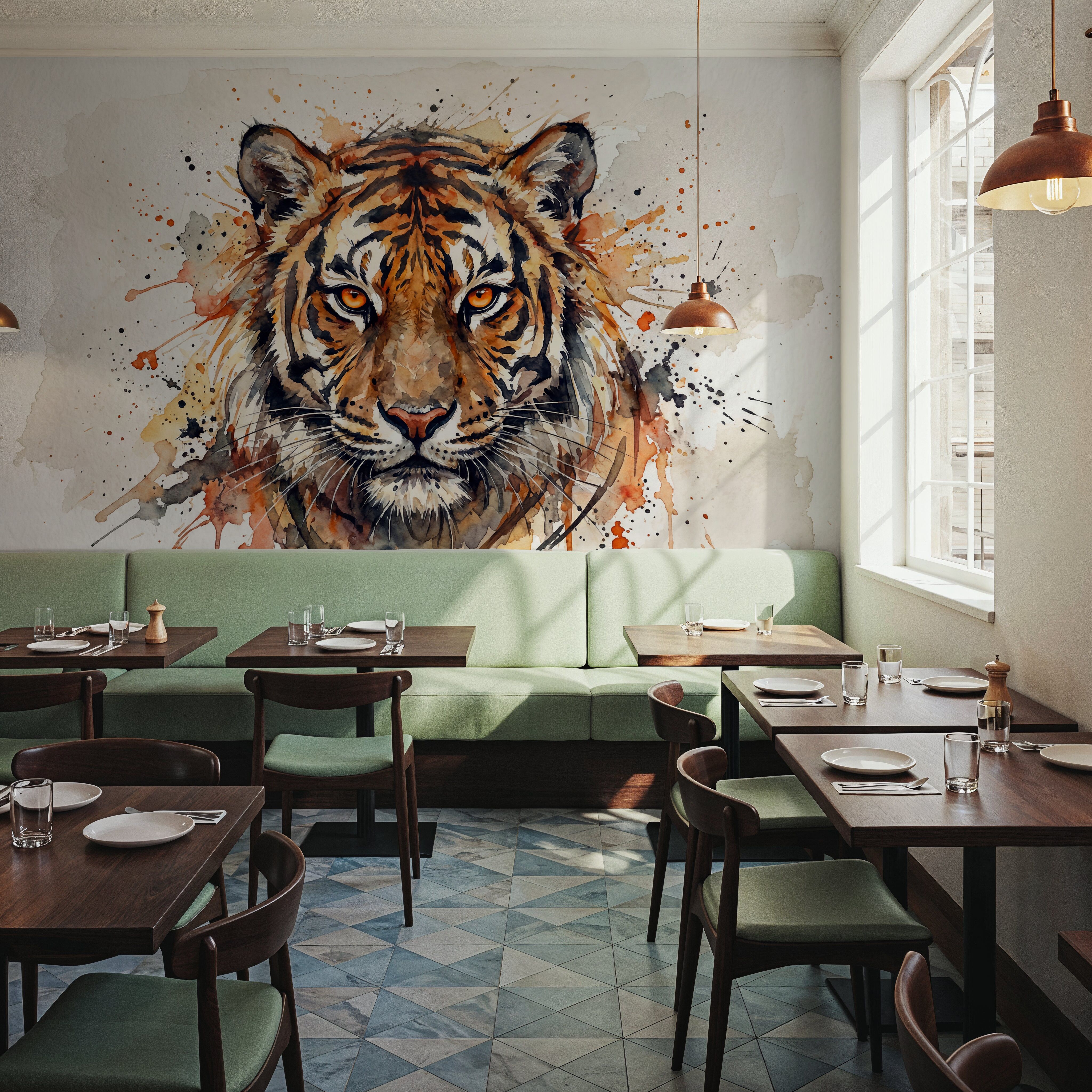 Tiger - Watercolor Predators Series
