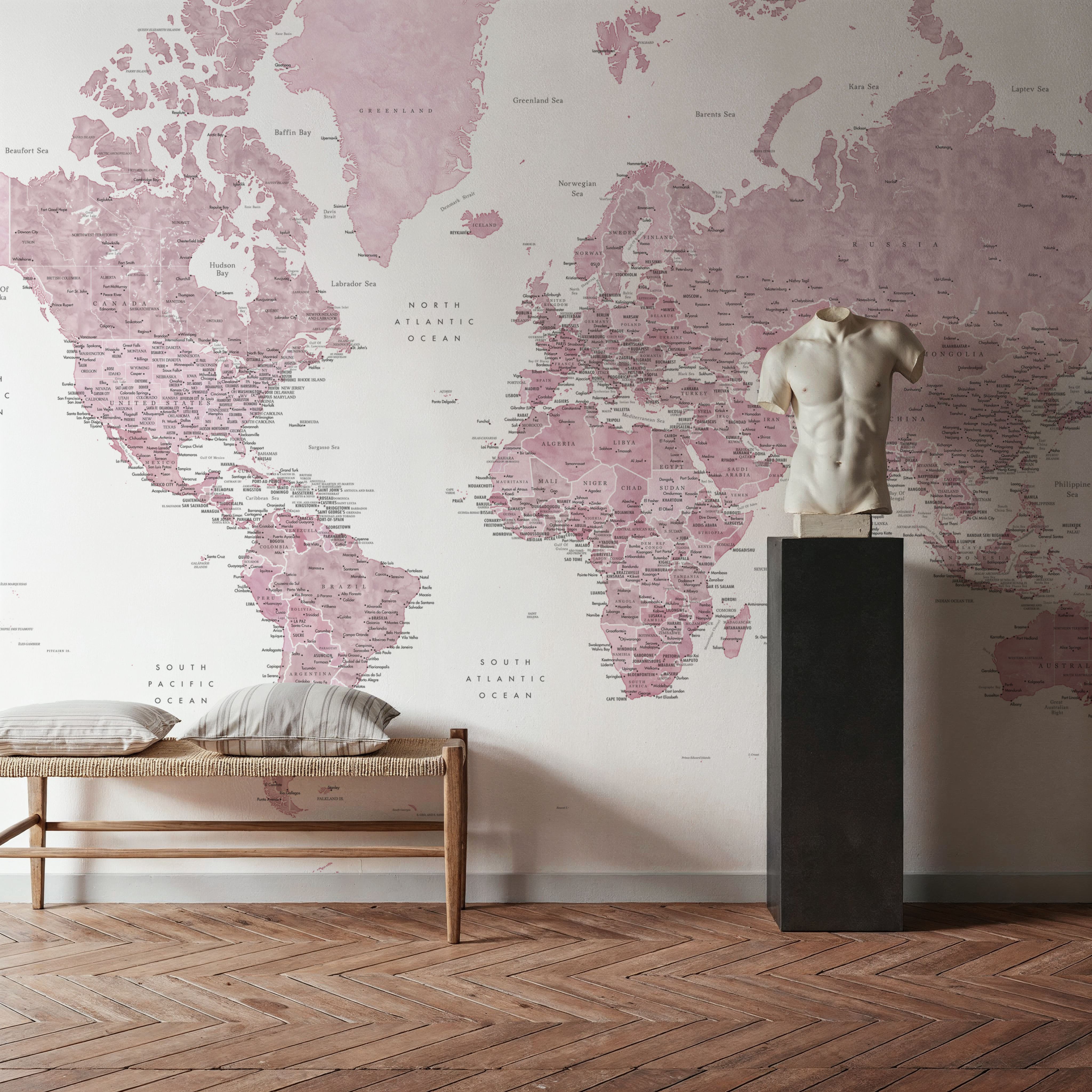 World Map Cities - Melit
