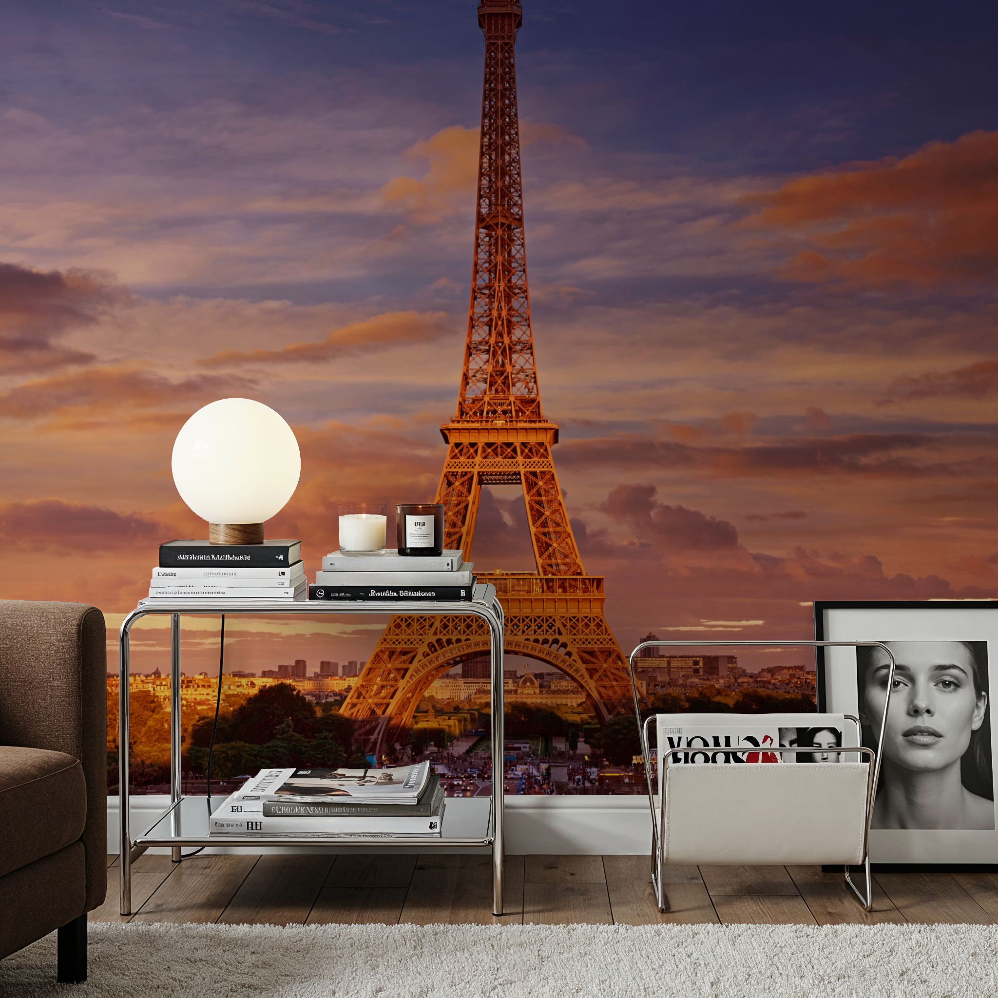 Eiffel Tower at Sunset