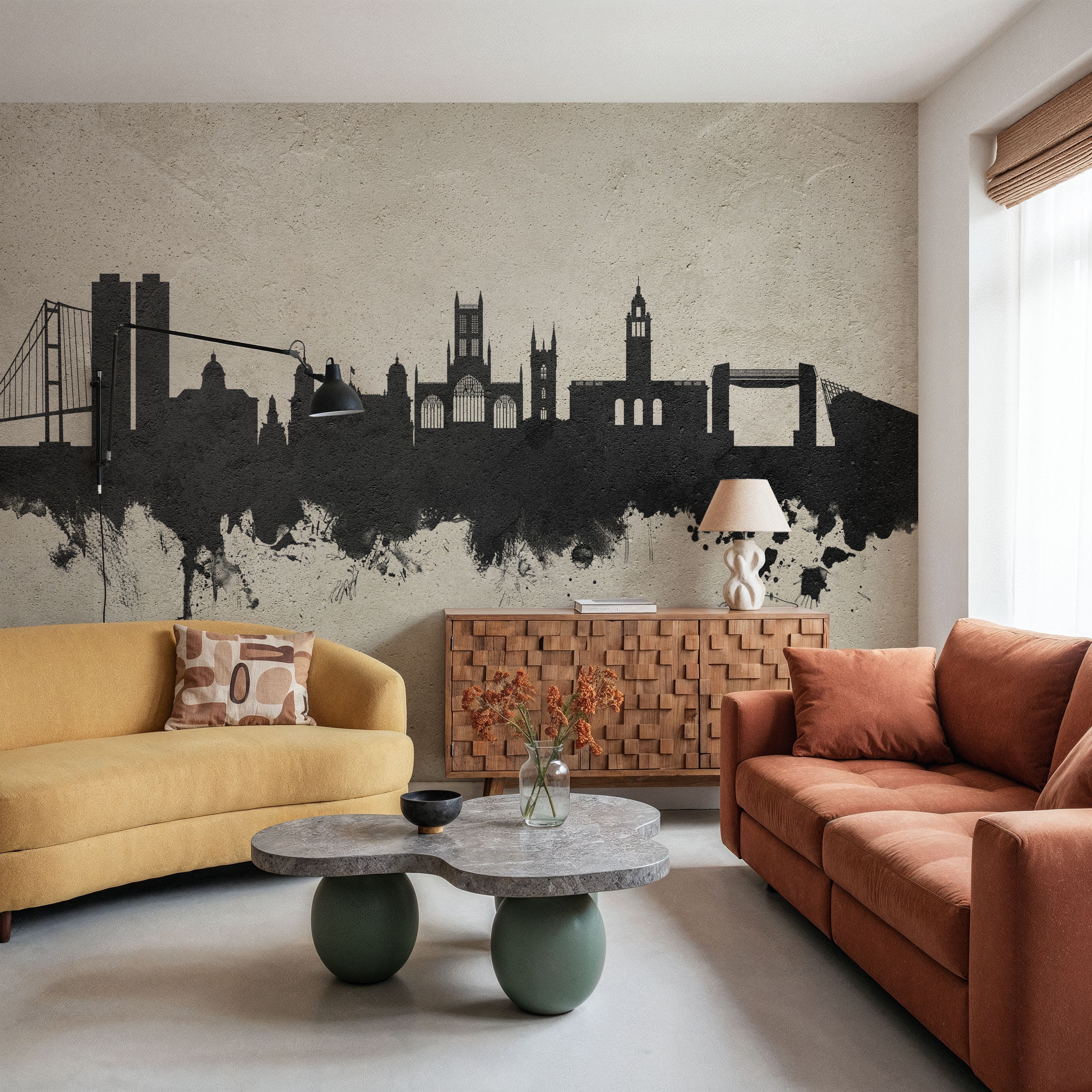 Kingston upon Hull England Skyline Concrete
