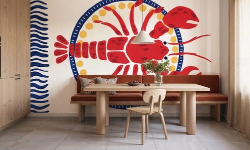 Kitschy Coastal Lobster