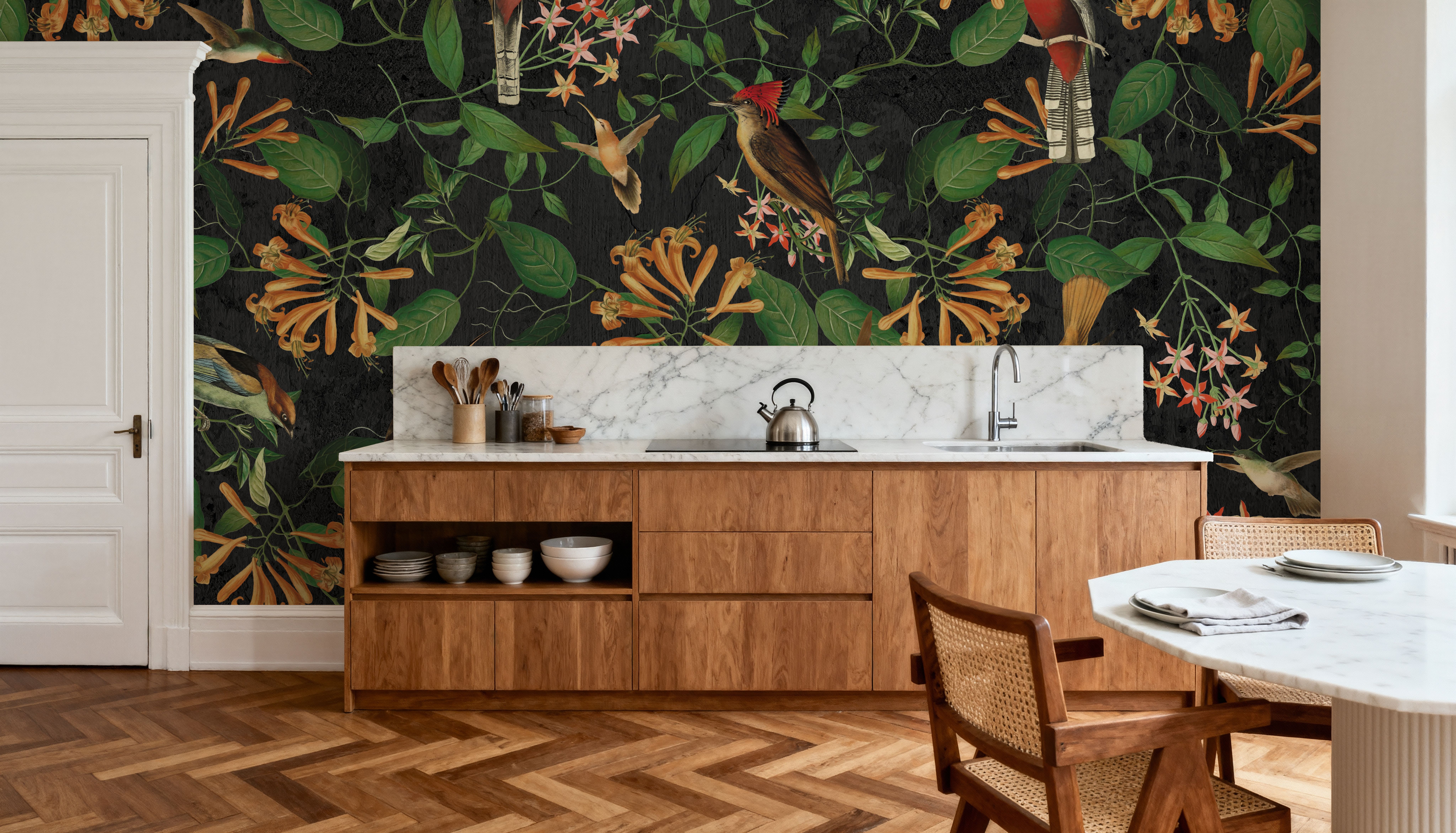 Honeysuckle, Wallpaper