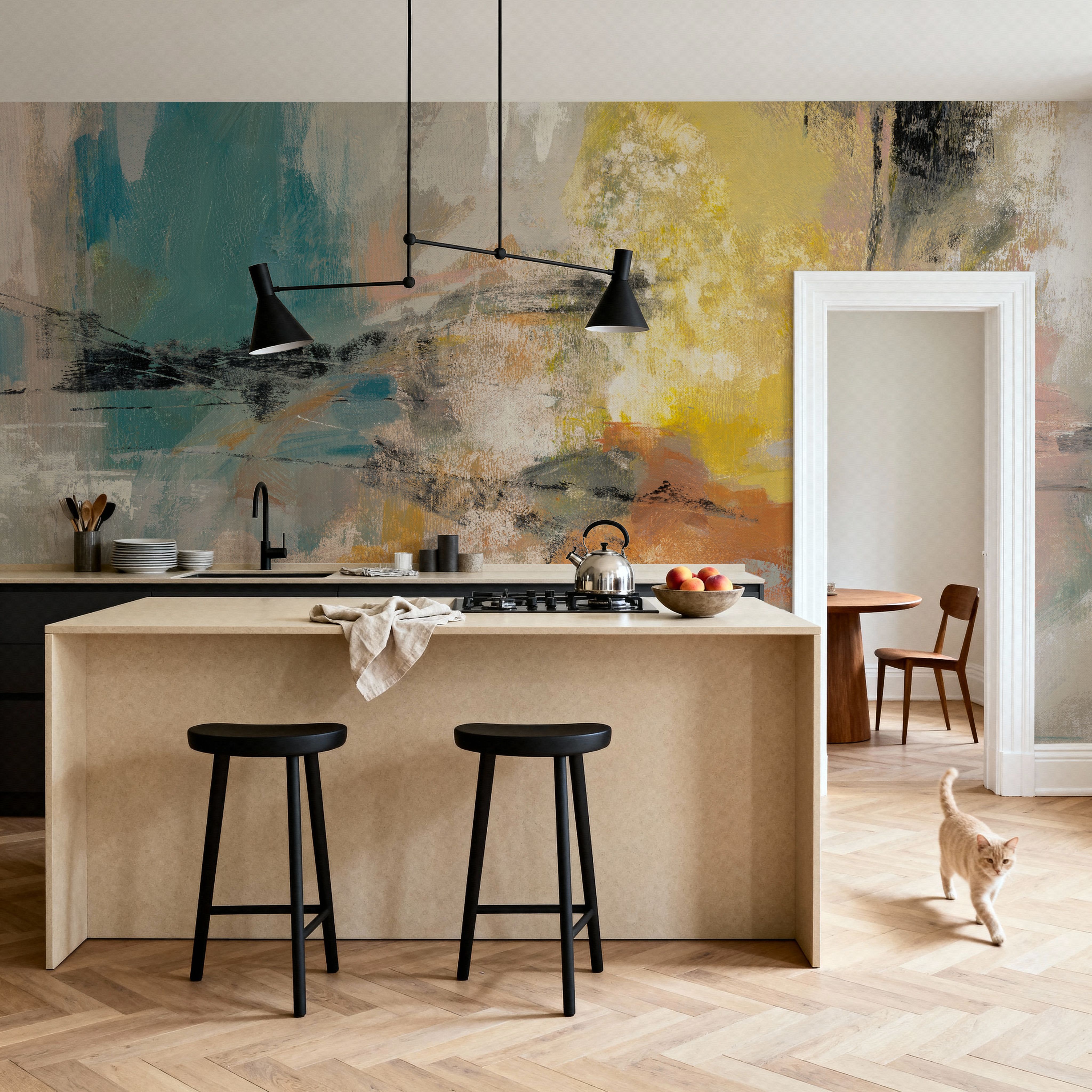 Sea And Land on Canvas