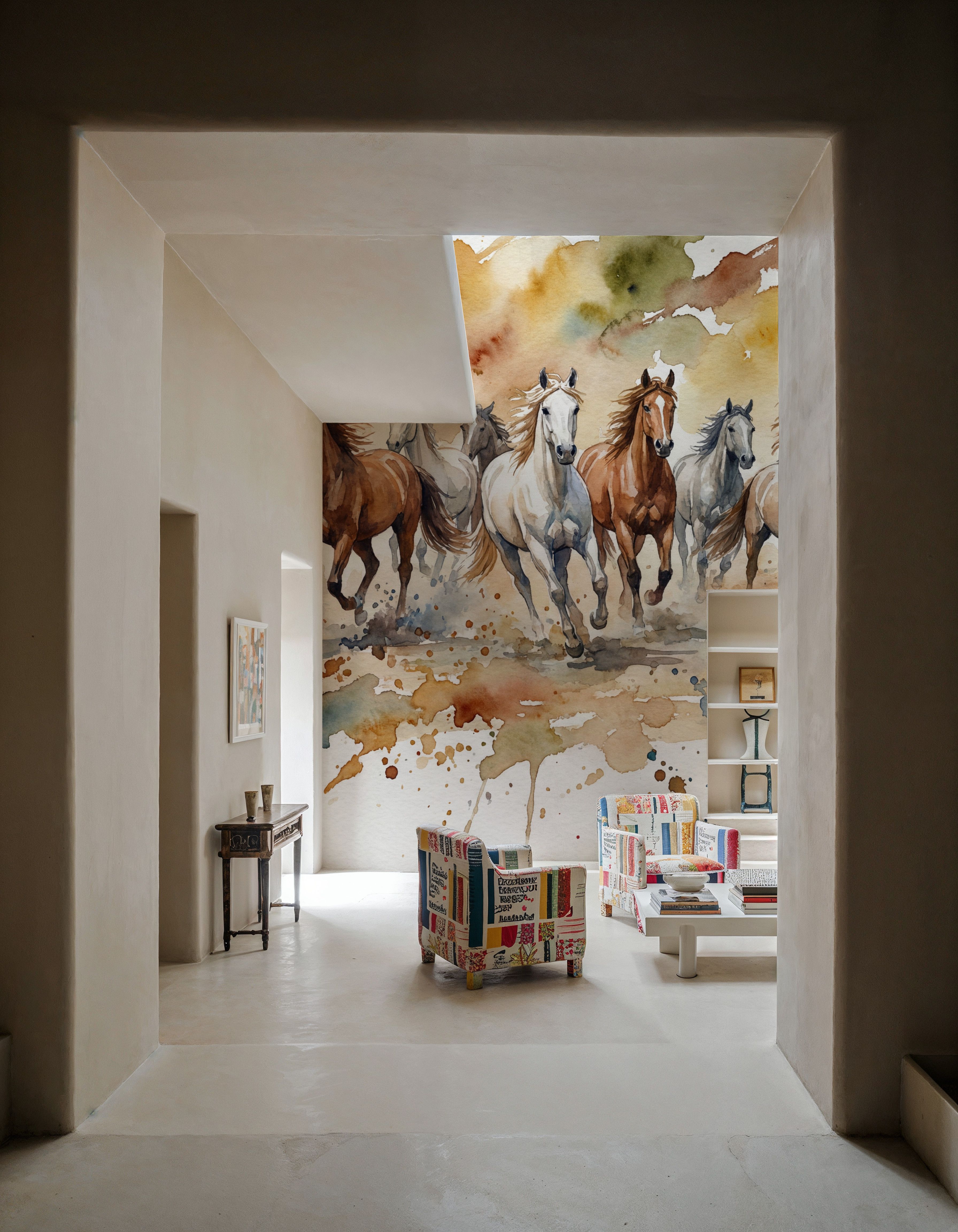 Wild Horses - Watercolor Spirit Animals Series