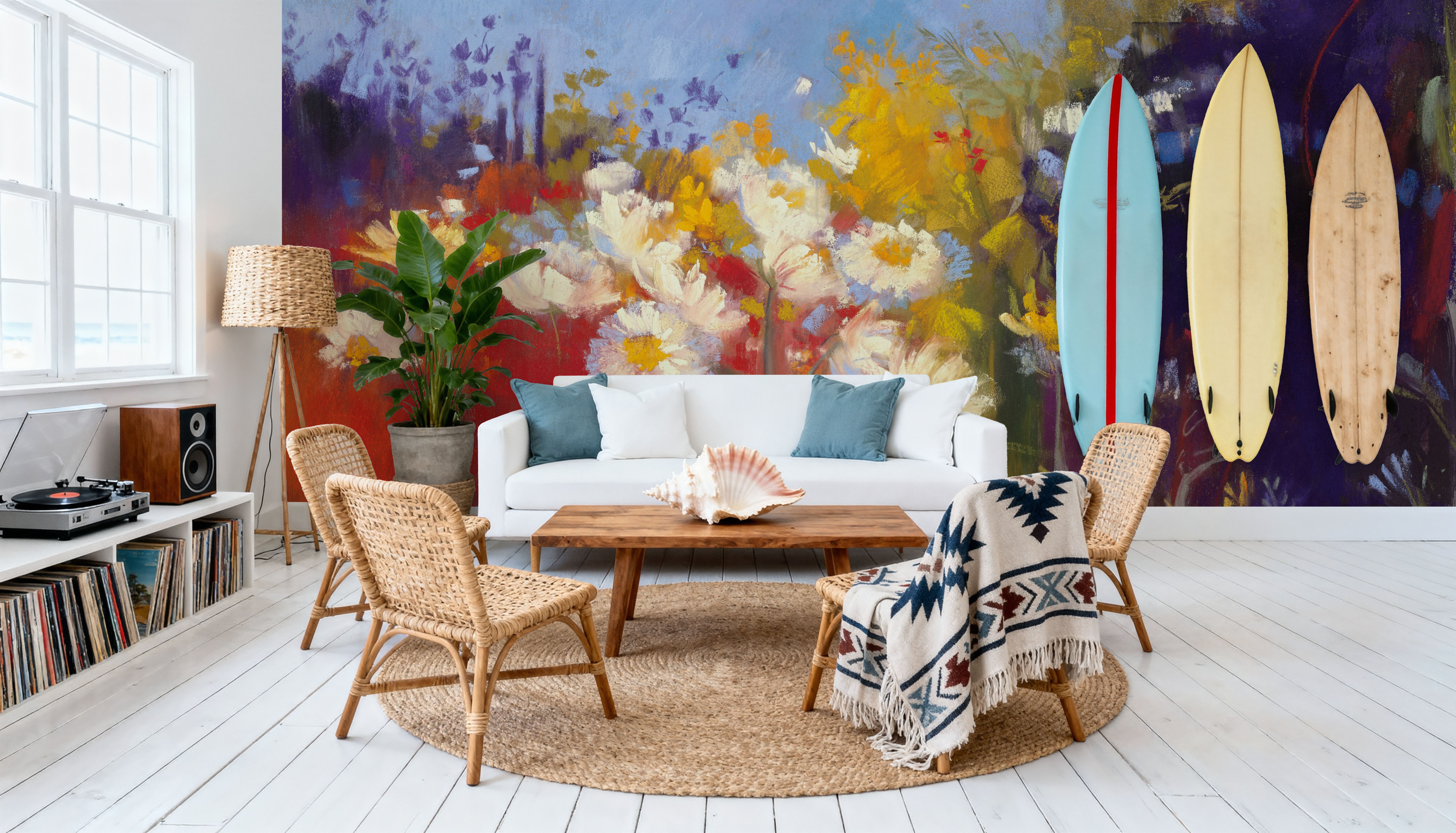 Contemporary Meadow Red