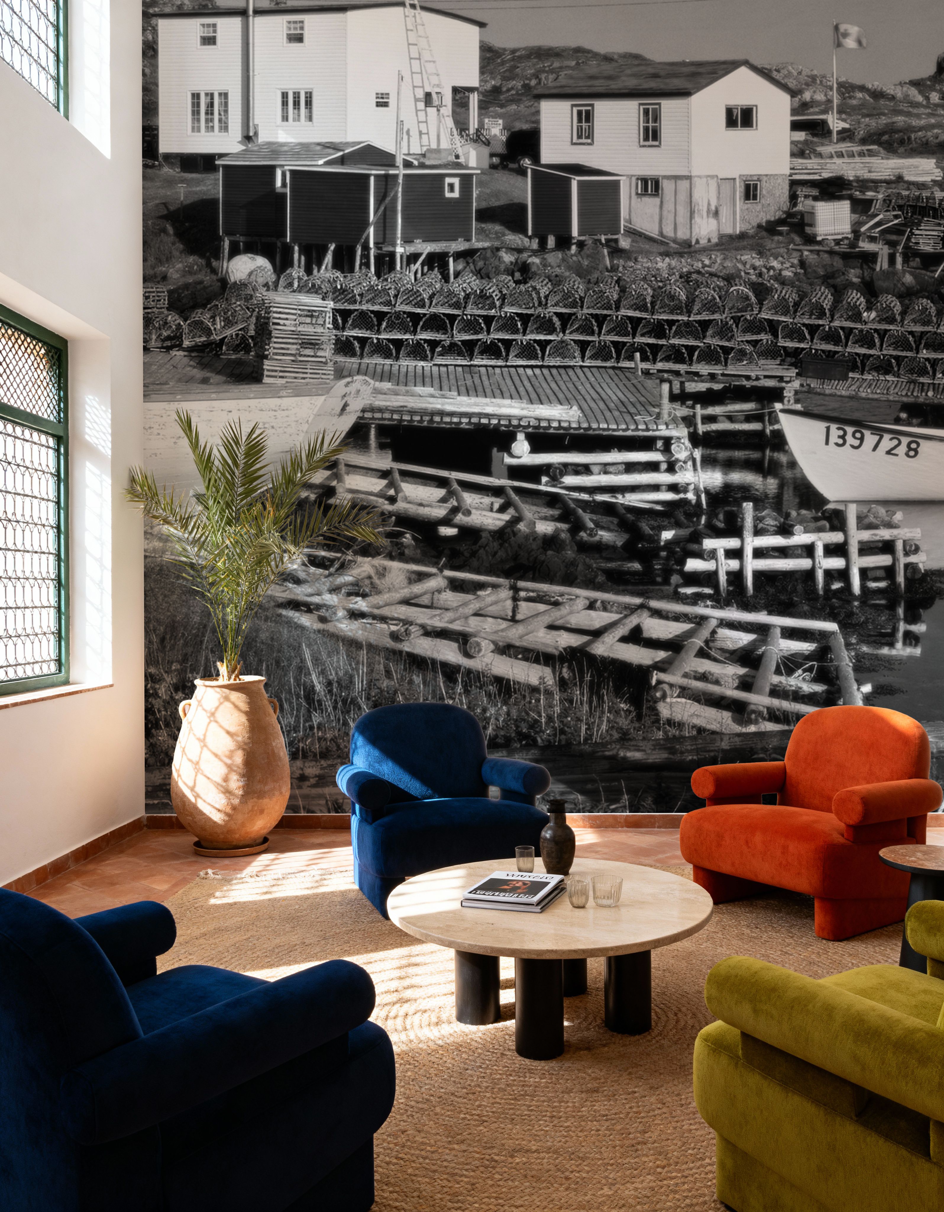 Newfoundland Harbour BW