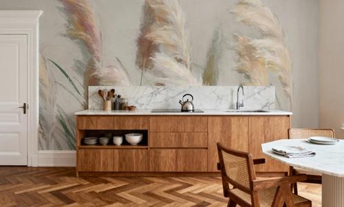 Neutral Pampas Grasses