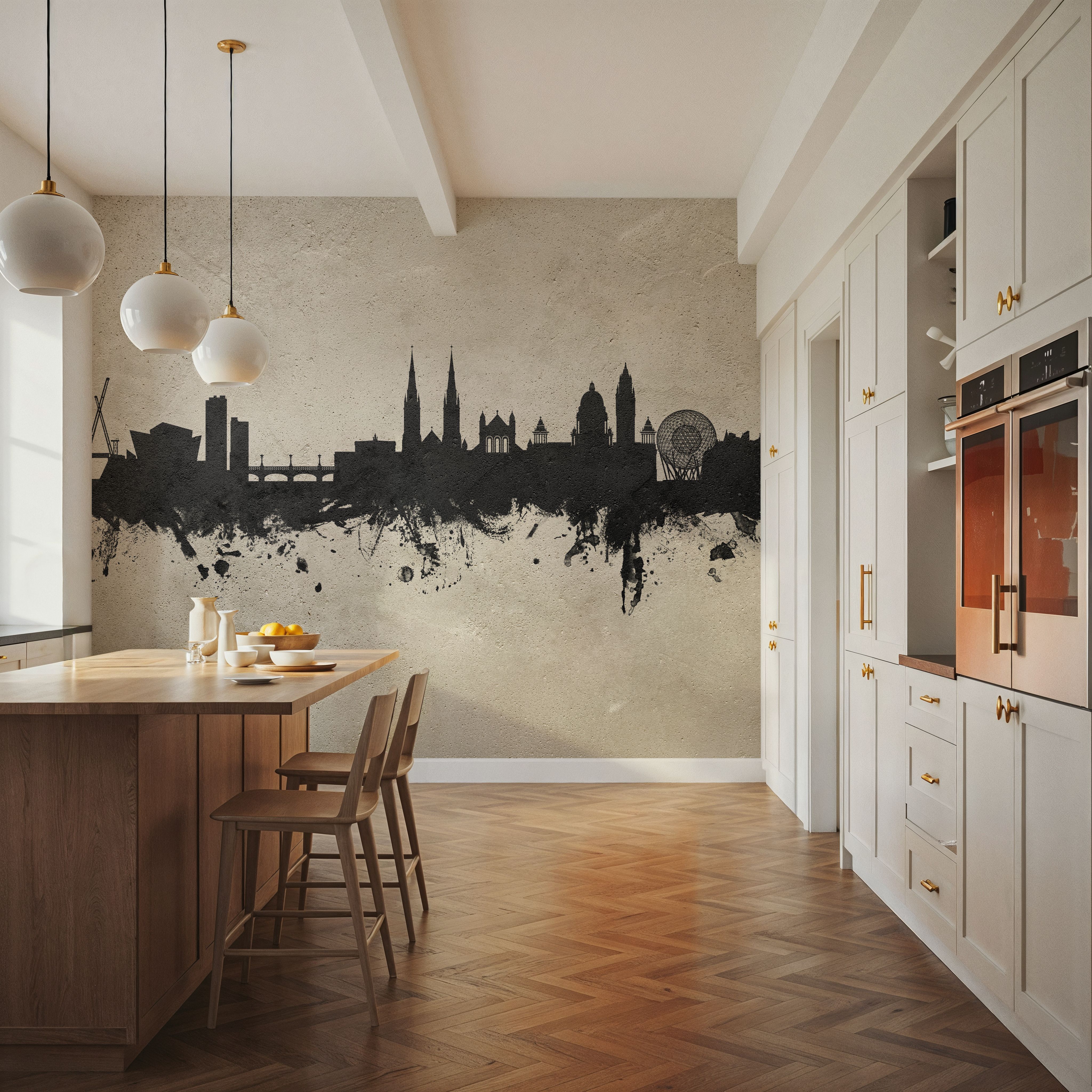 Belfast Northern Ireland Skyline Concrete