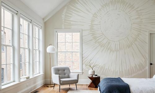 Coastal Block Print I Neutral
