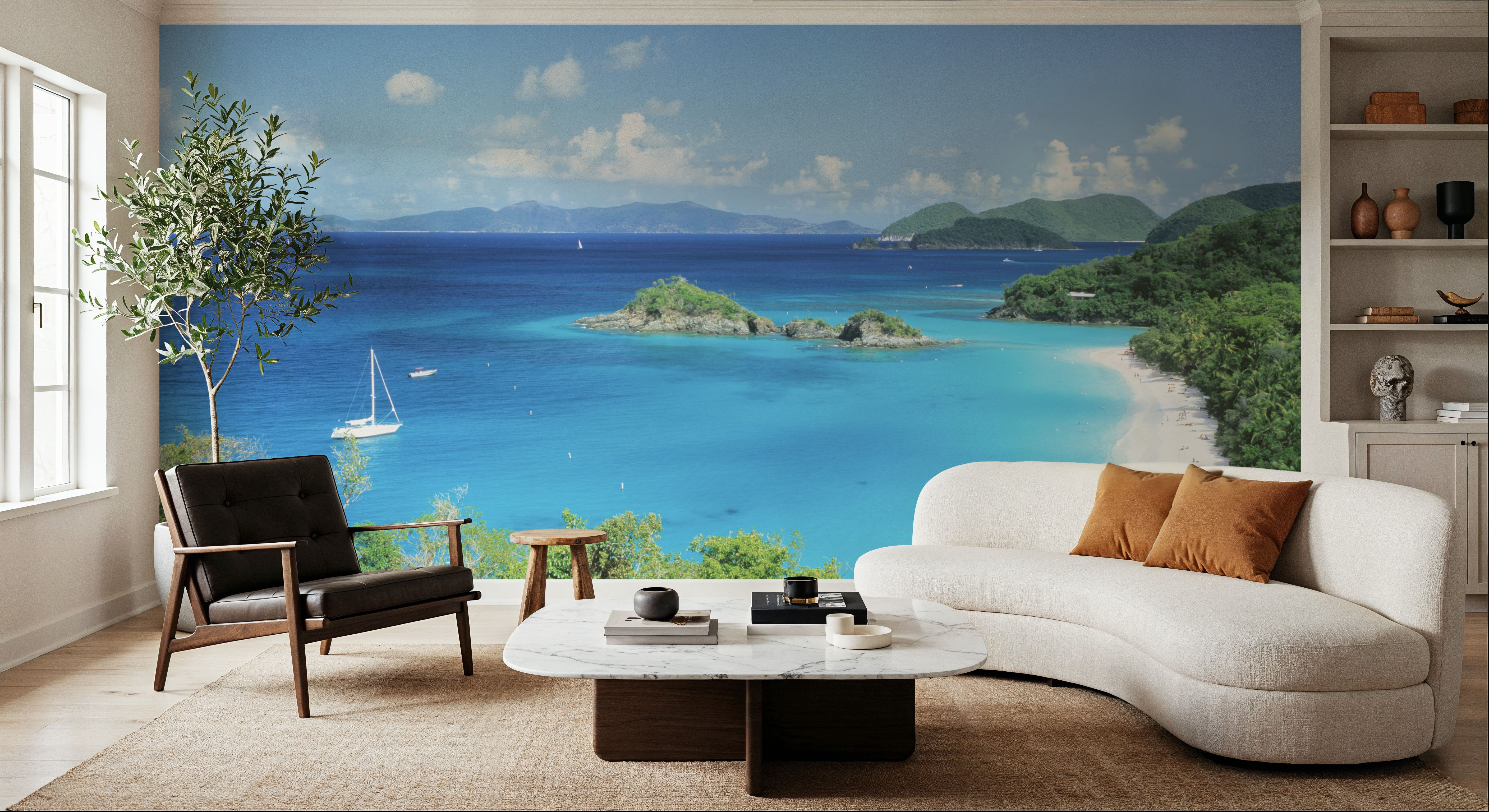 Tropical Paradise Cove, Wallpaper