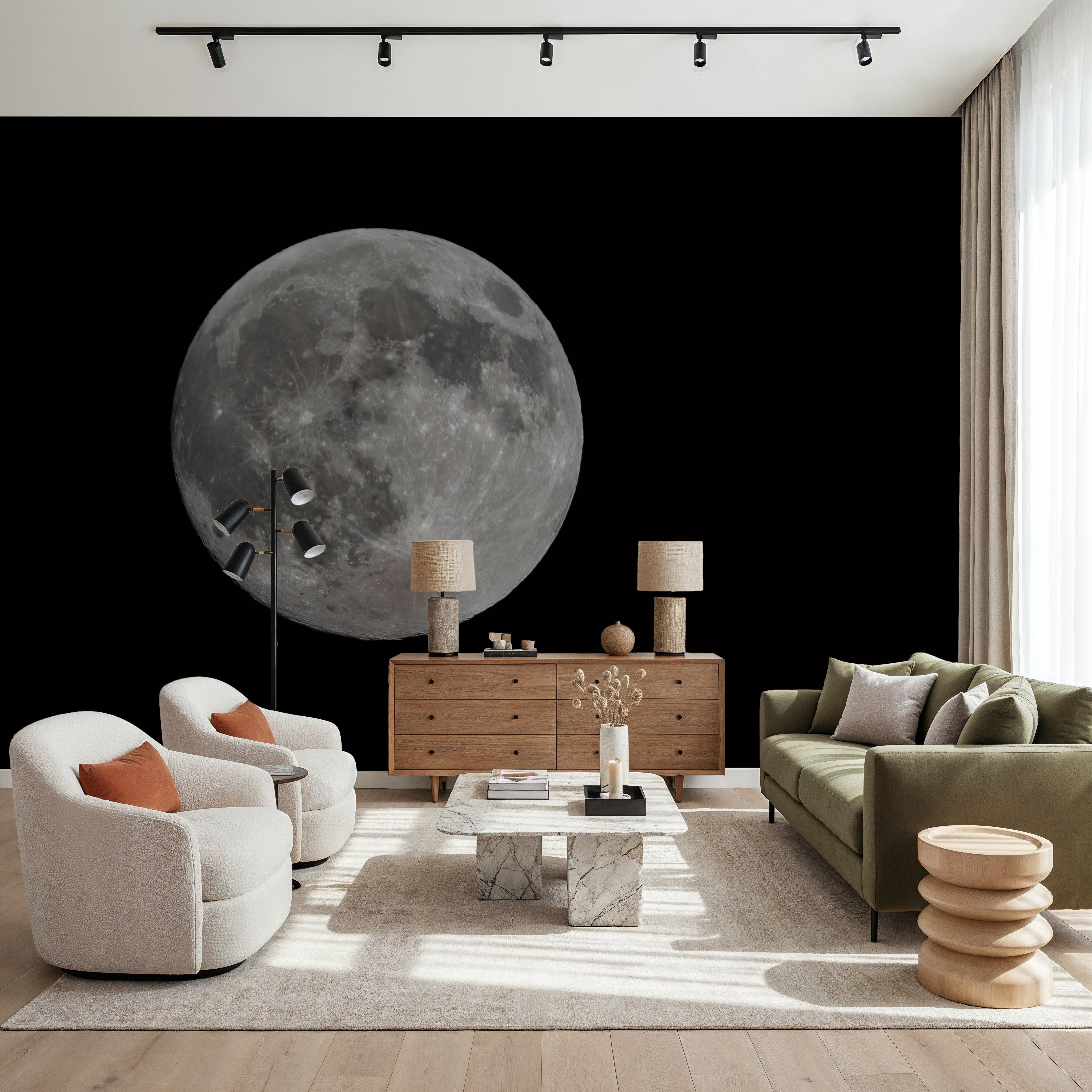 Spring Moon Rising
