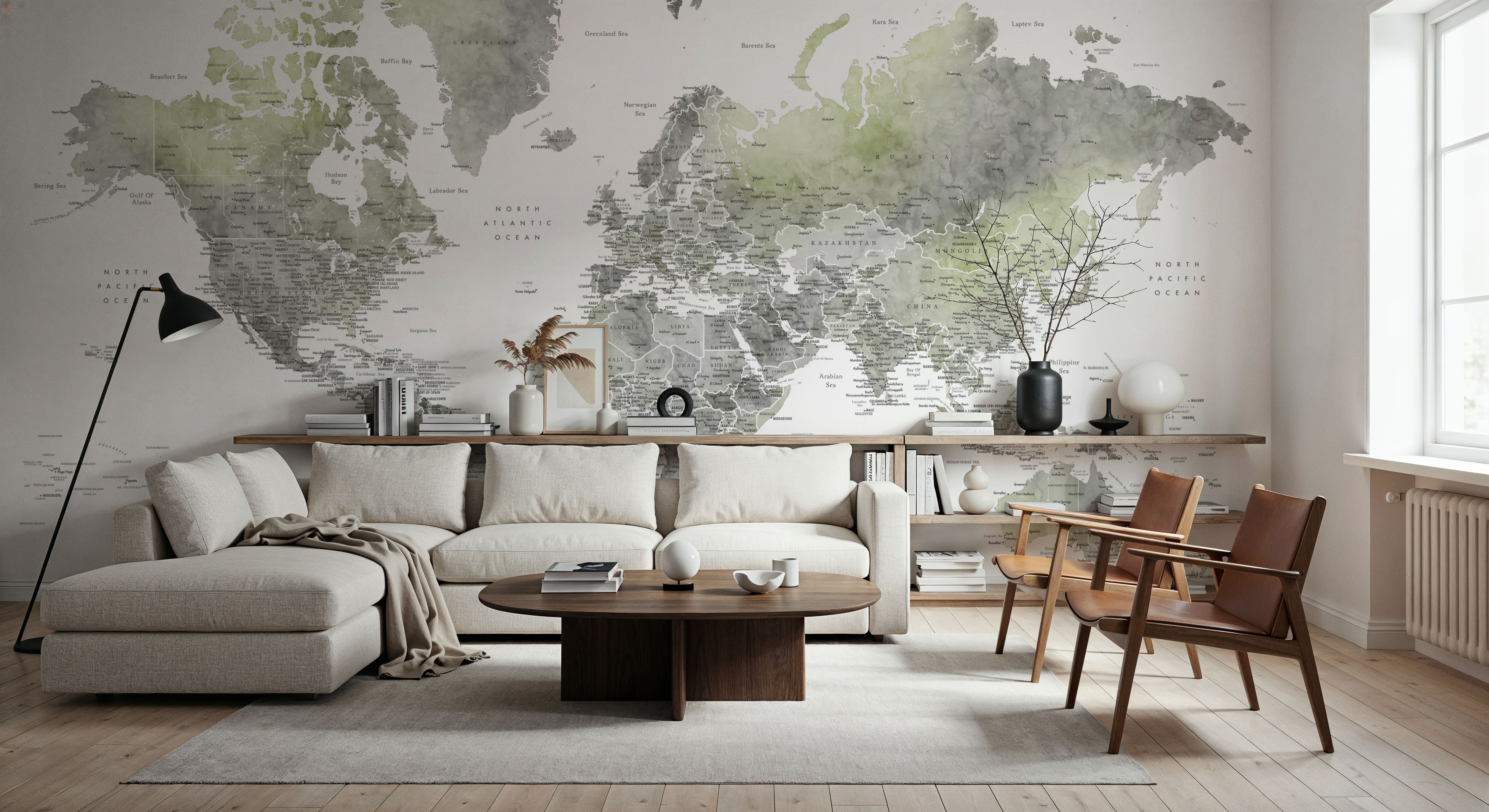 World Map Cities - Hollace