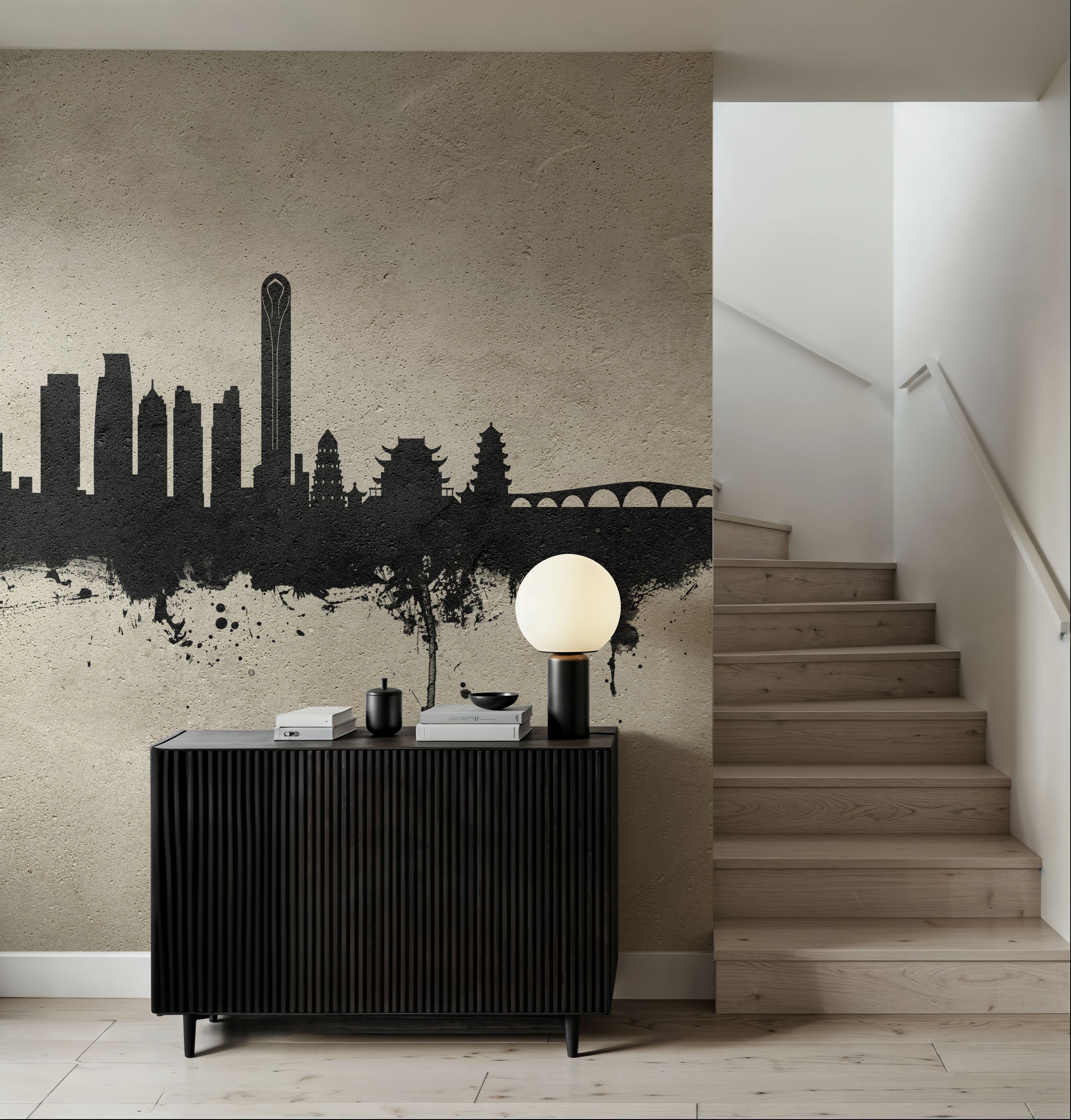 Suzhou China Skyline Concrete