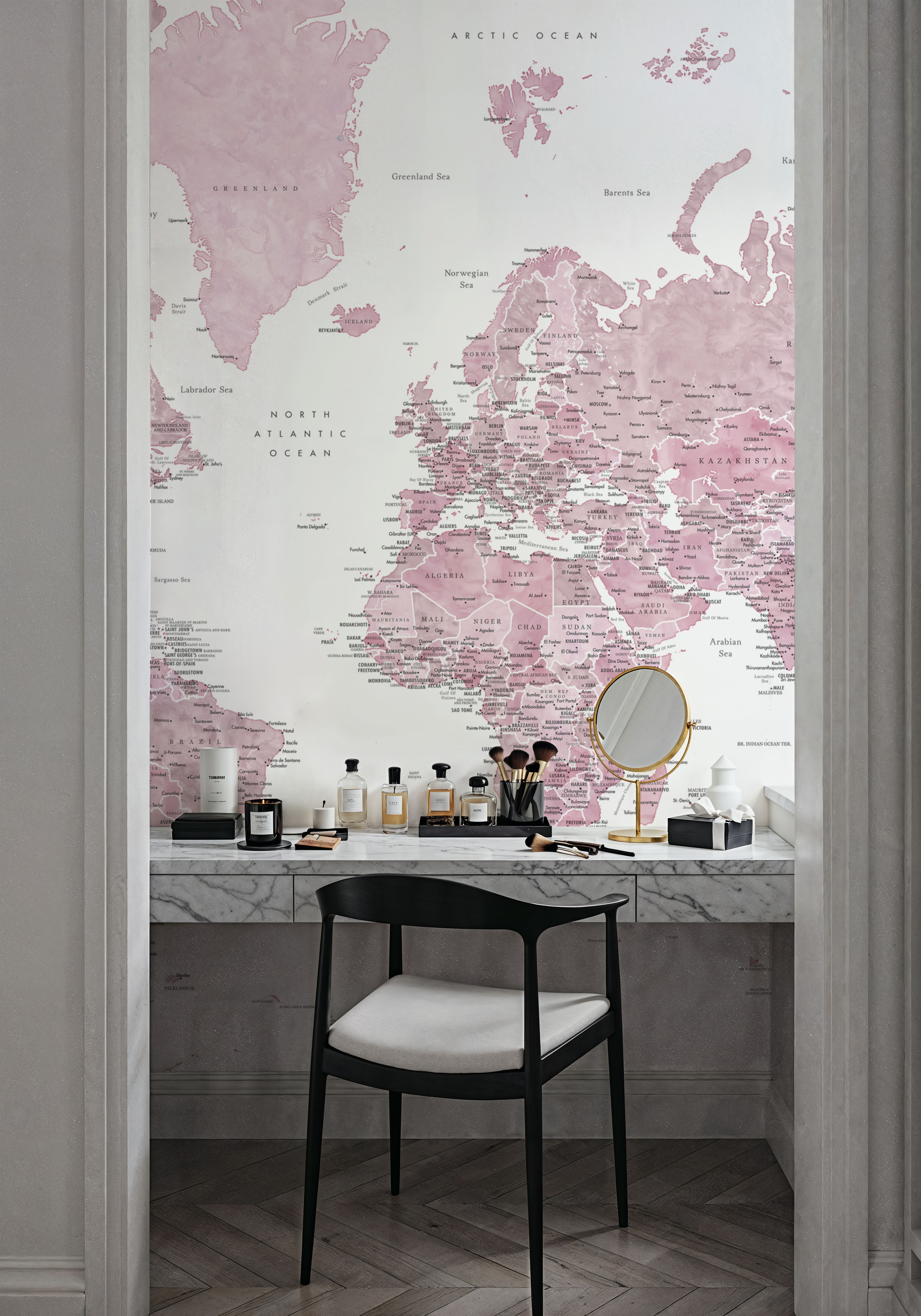 World Map Cities - Melit