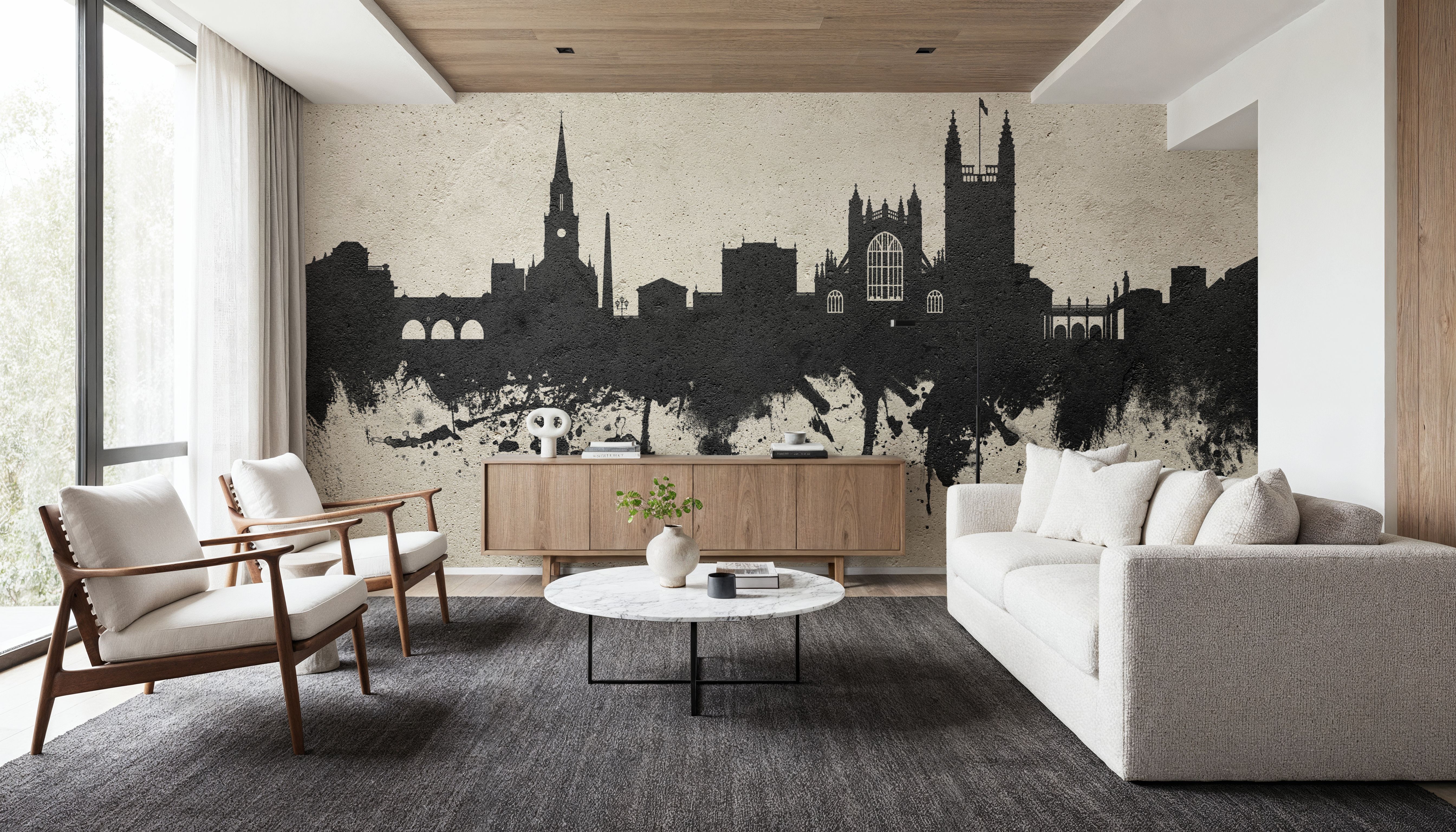 Bath England Skyline Concrete