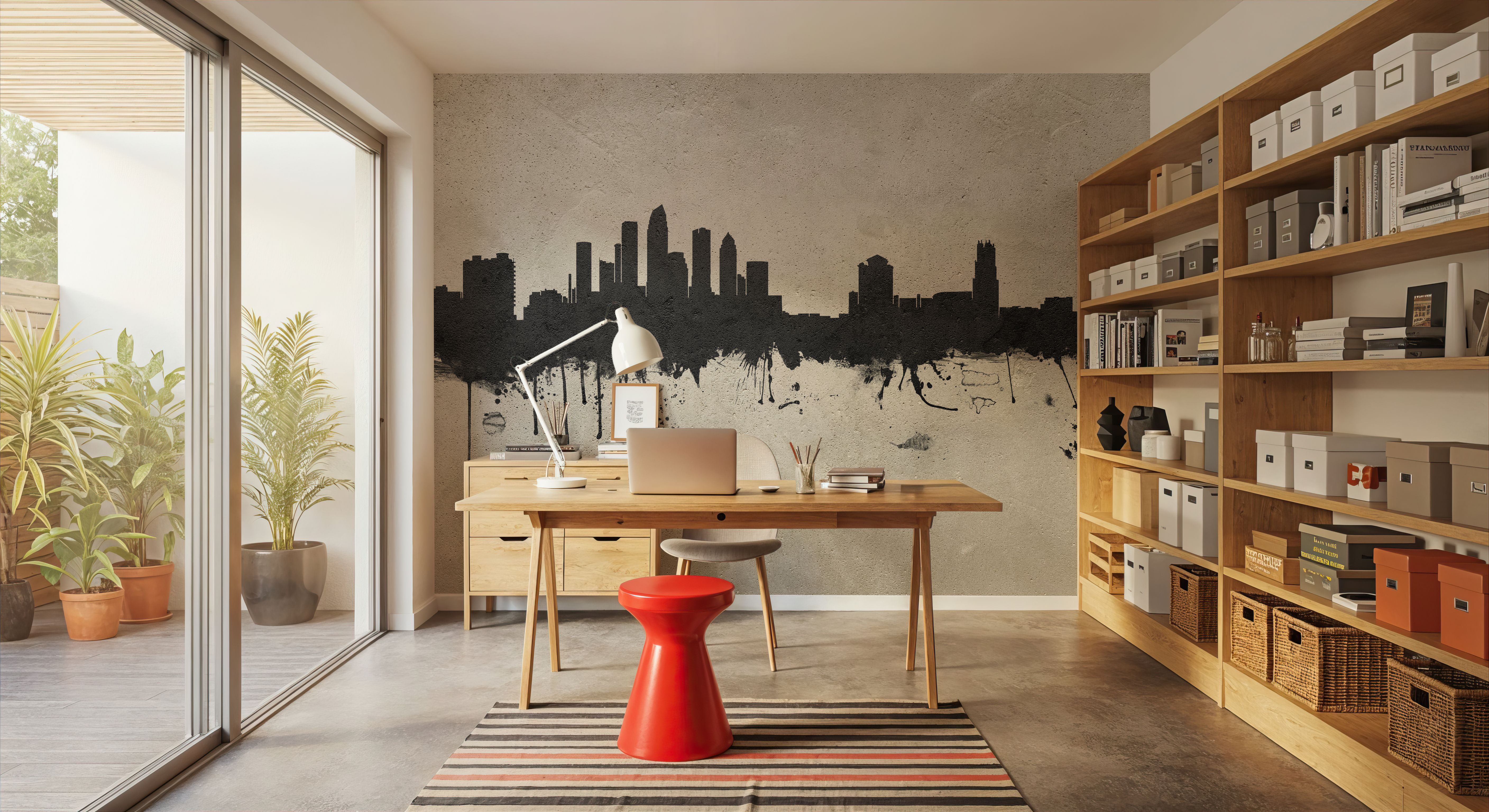 Tampa Florida Skyline Concrete, Wallpaper