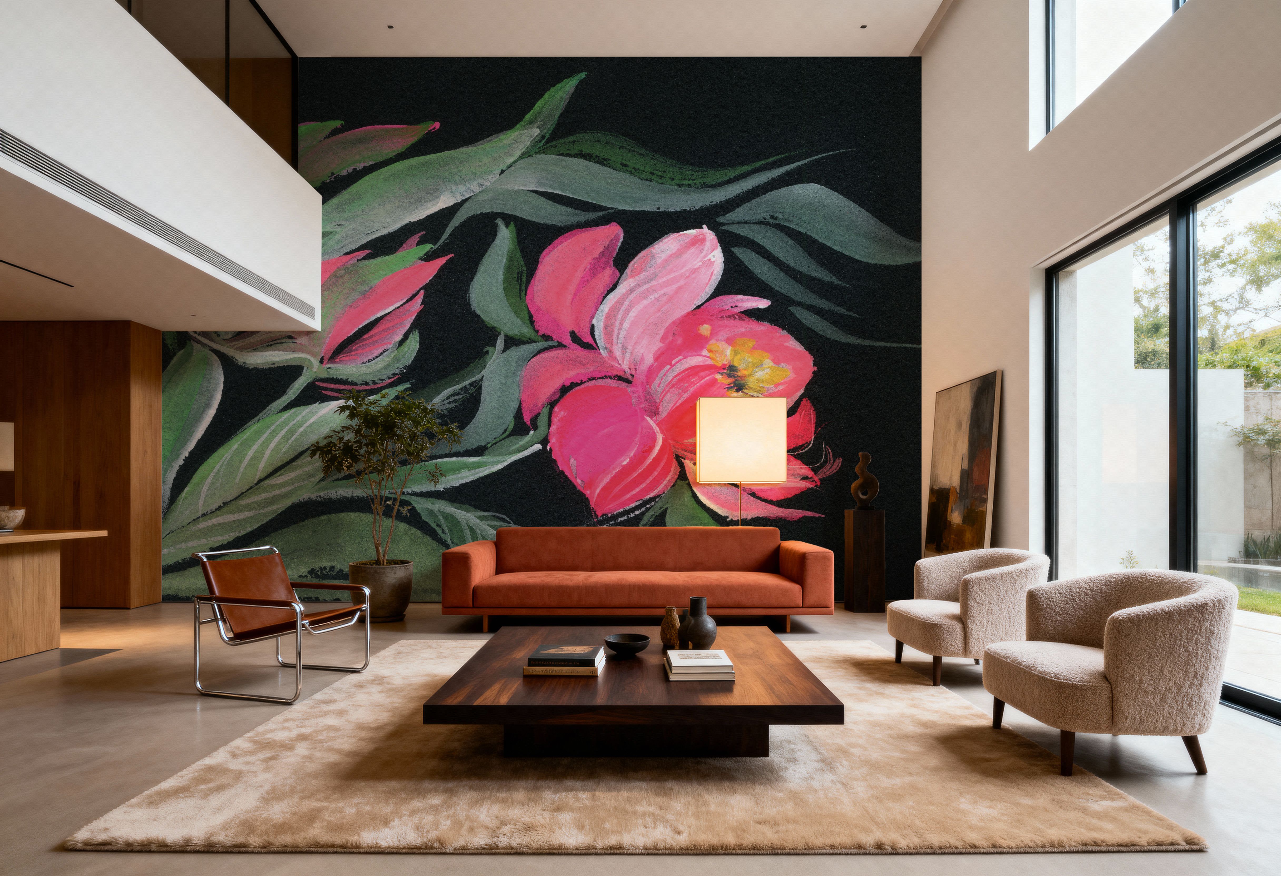 Peony on Black