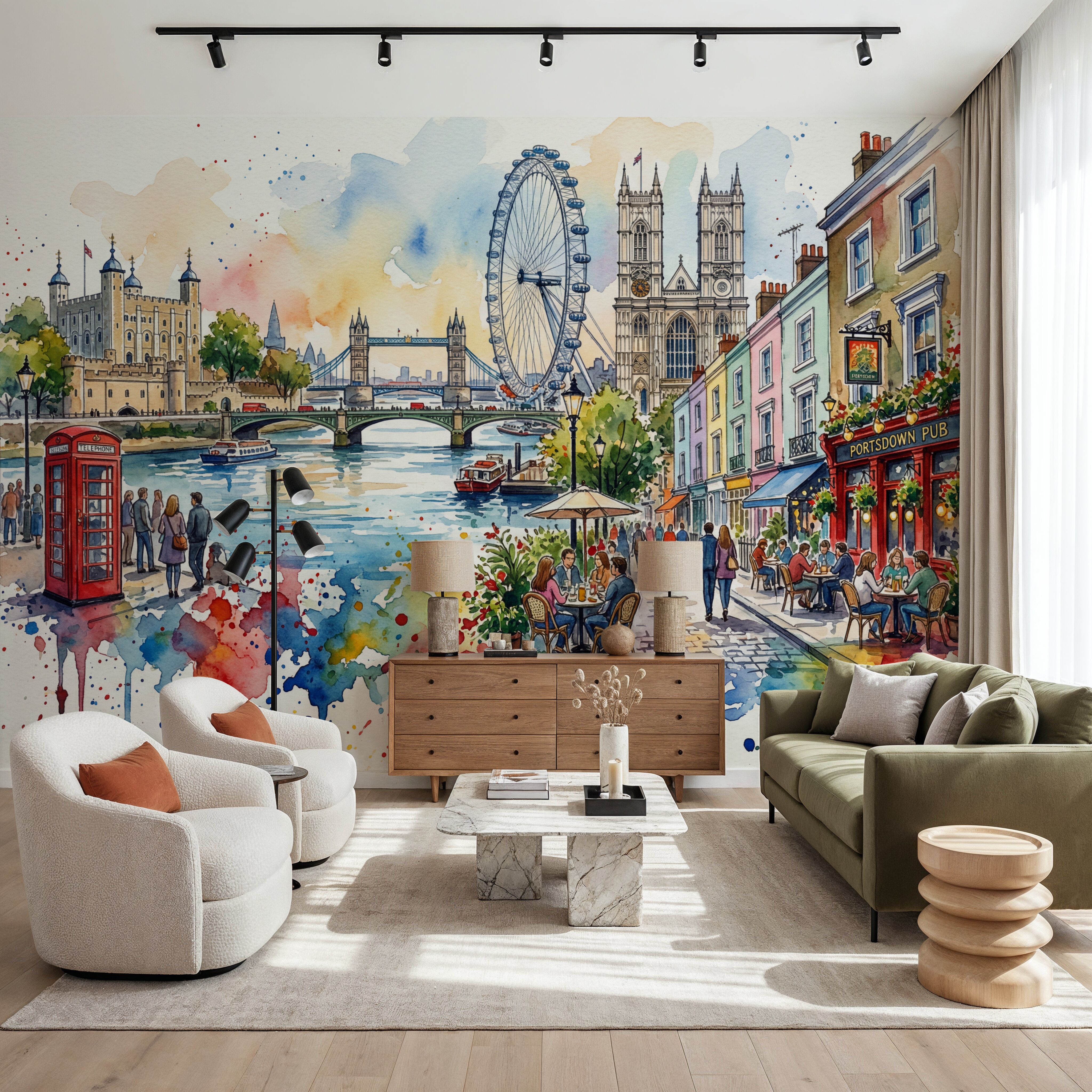 London - Watercolor City Series