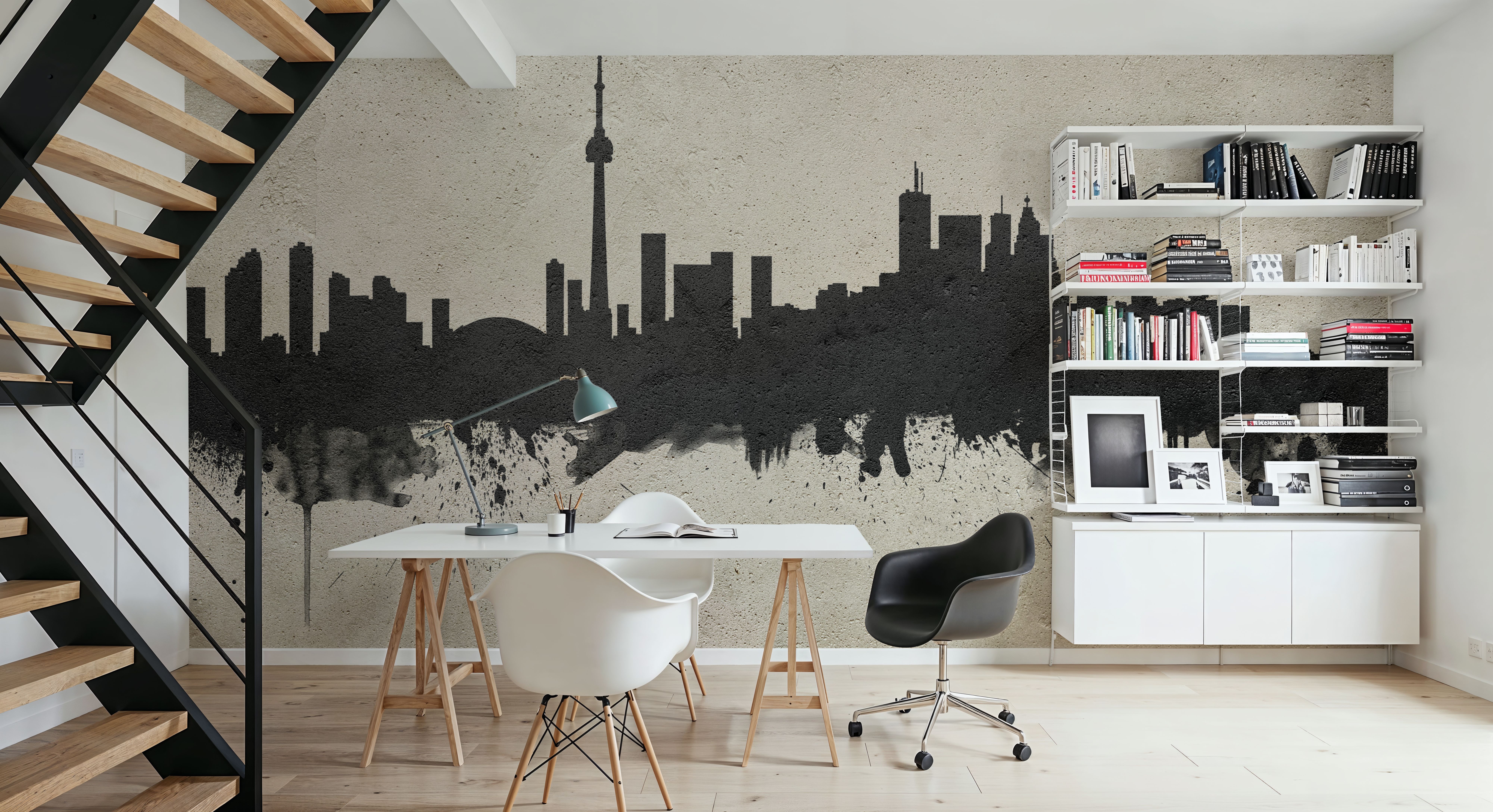 Toronto Canada Skyline Concrete, Wallpaper