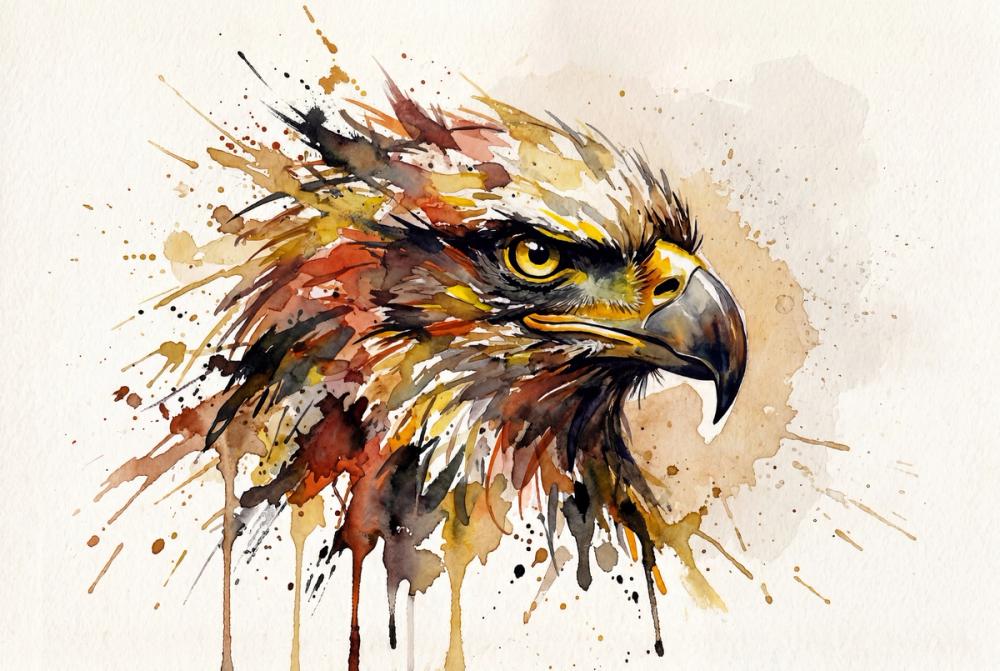 Eagle - Watercolor Predators Series